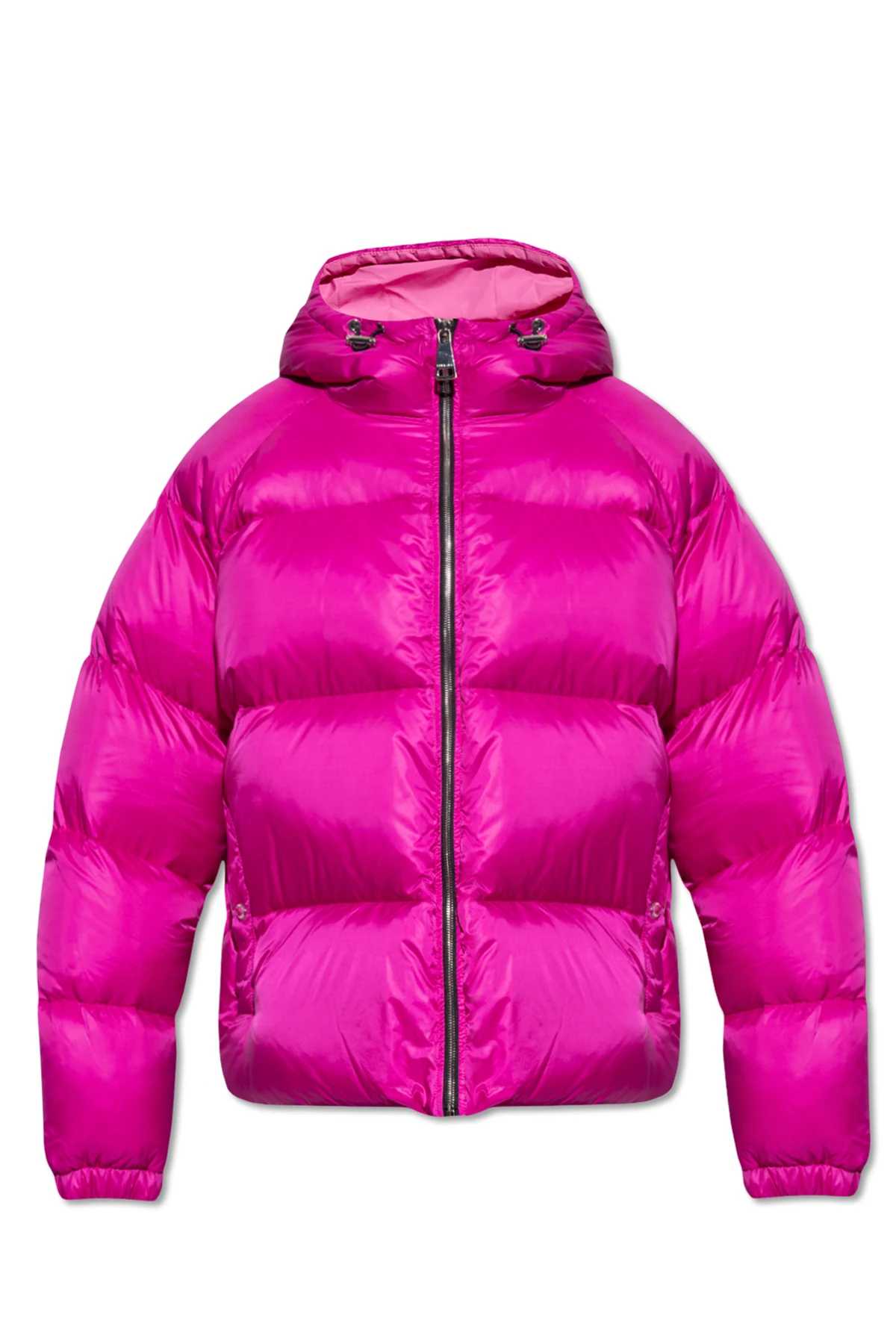 Hooded down jacket