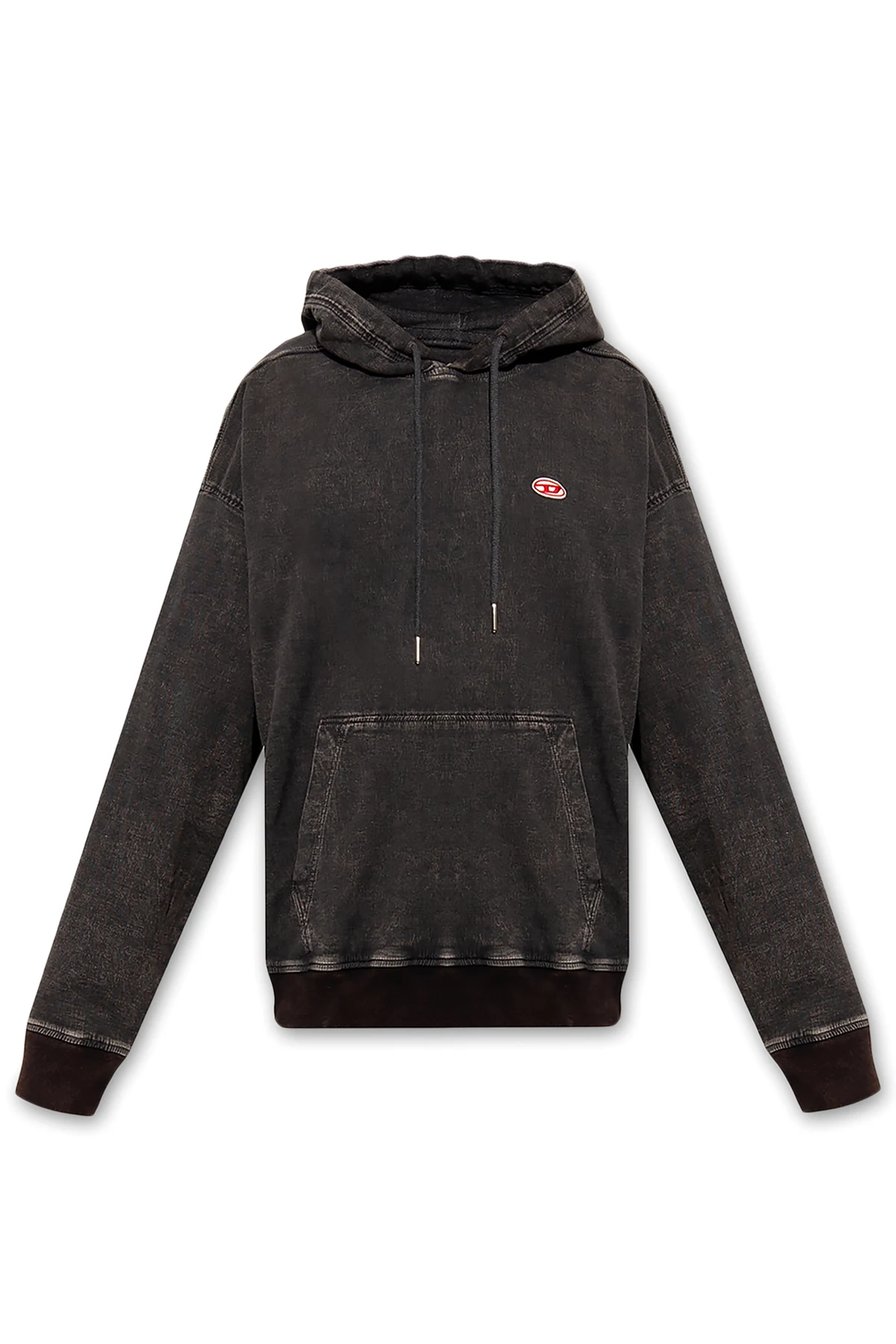 Hoodie with faded effect