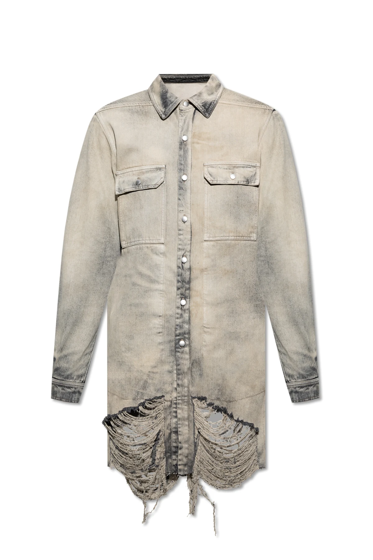 Kurtka jeansowa z efektem ‘vintage’