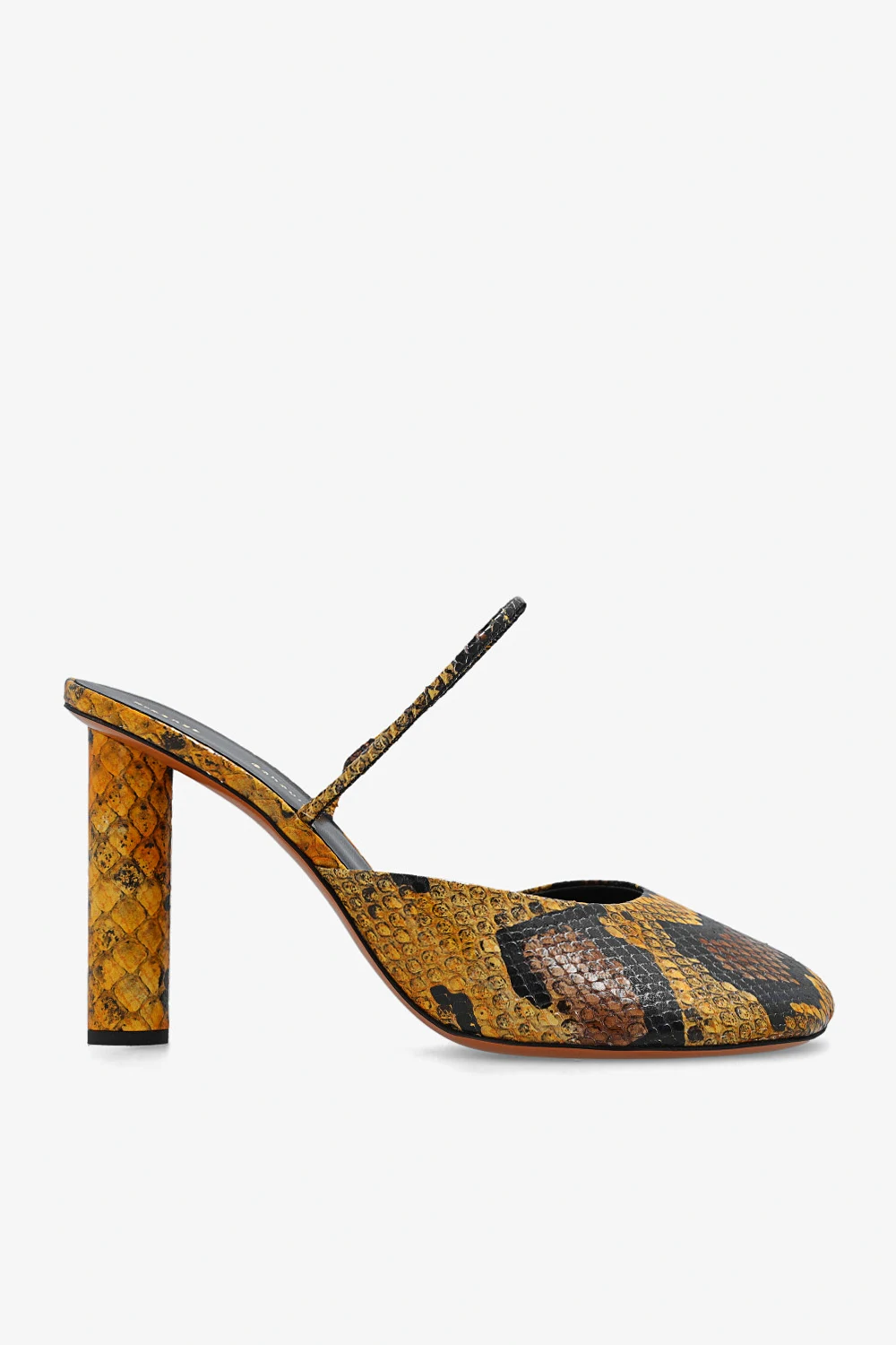 Buty na obcasie z motywem zwierzęcym