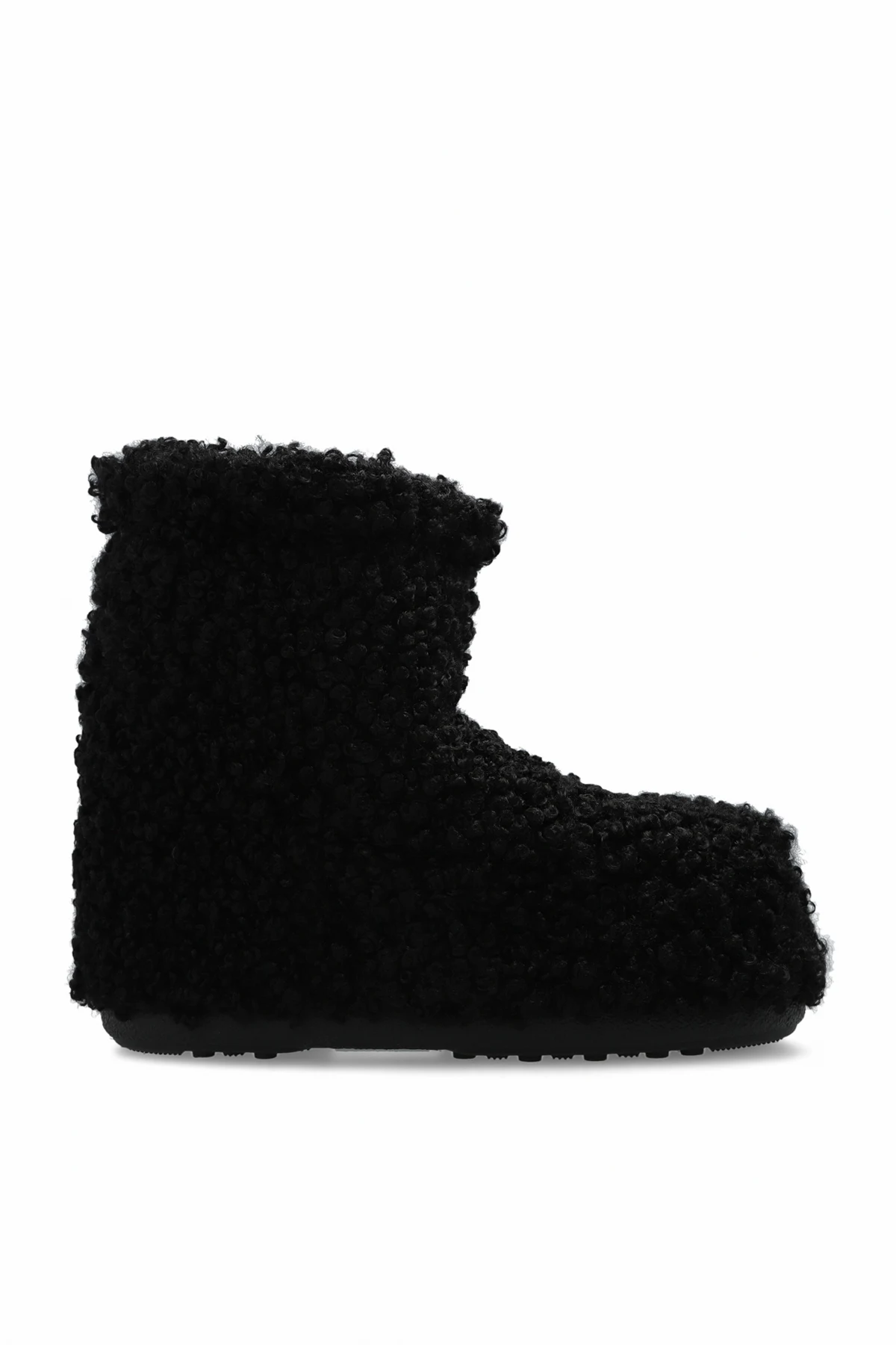 ‘Icon Faux Curly Low’ snow boots