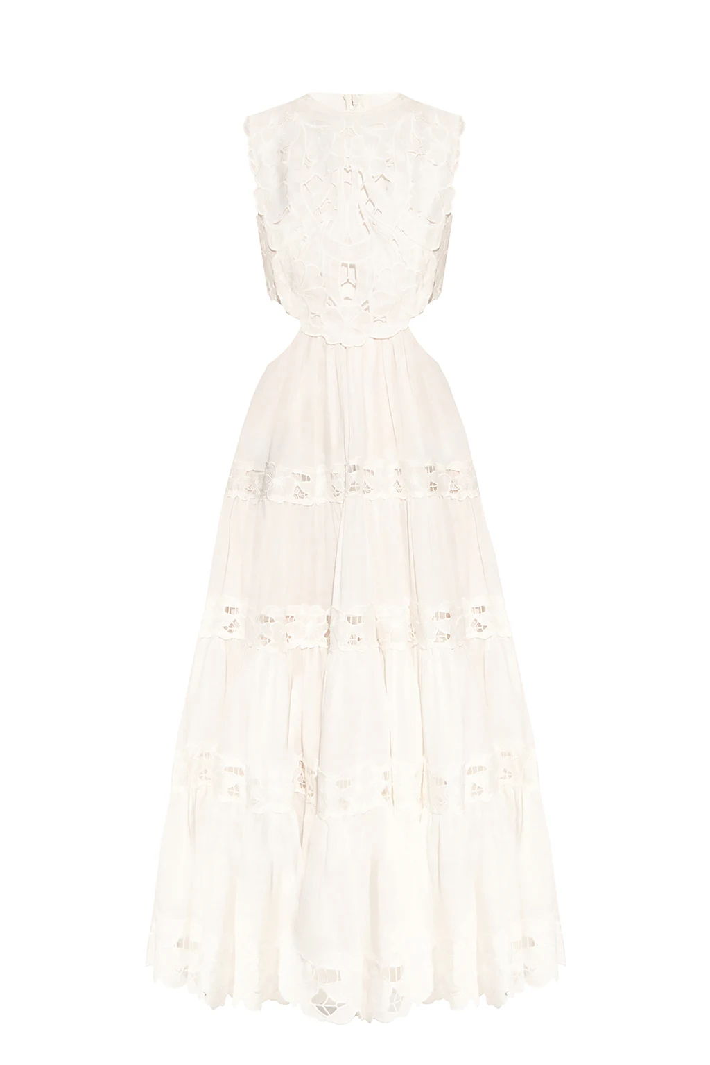 Sleeveless linen dress