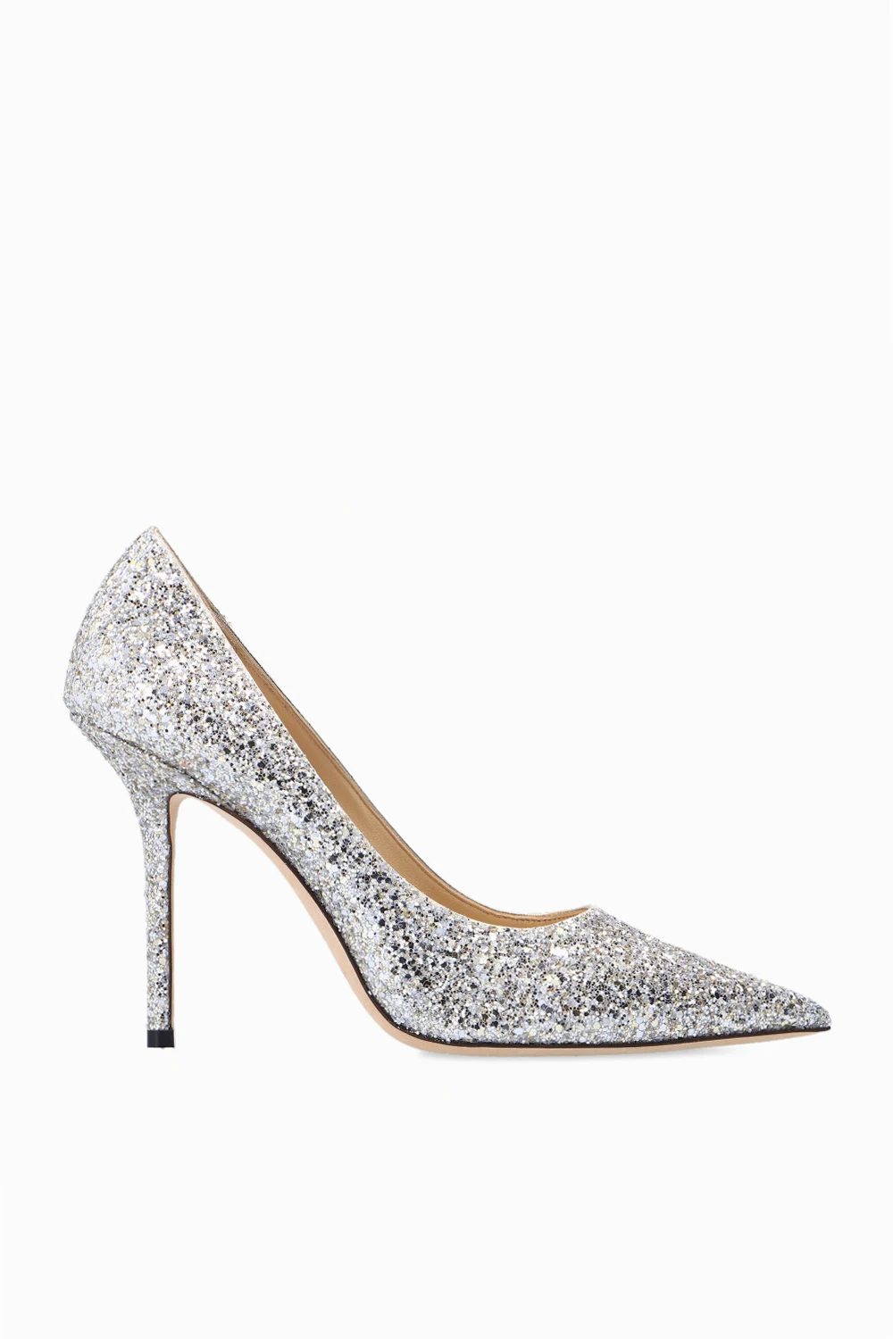 ‘Love’ stiletto pumps