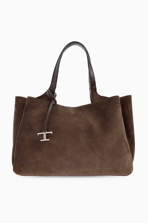 BRAUN Shopper-Tasche aus Wildleder