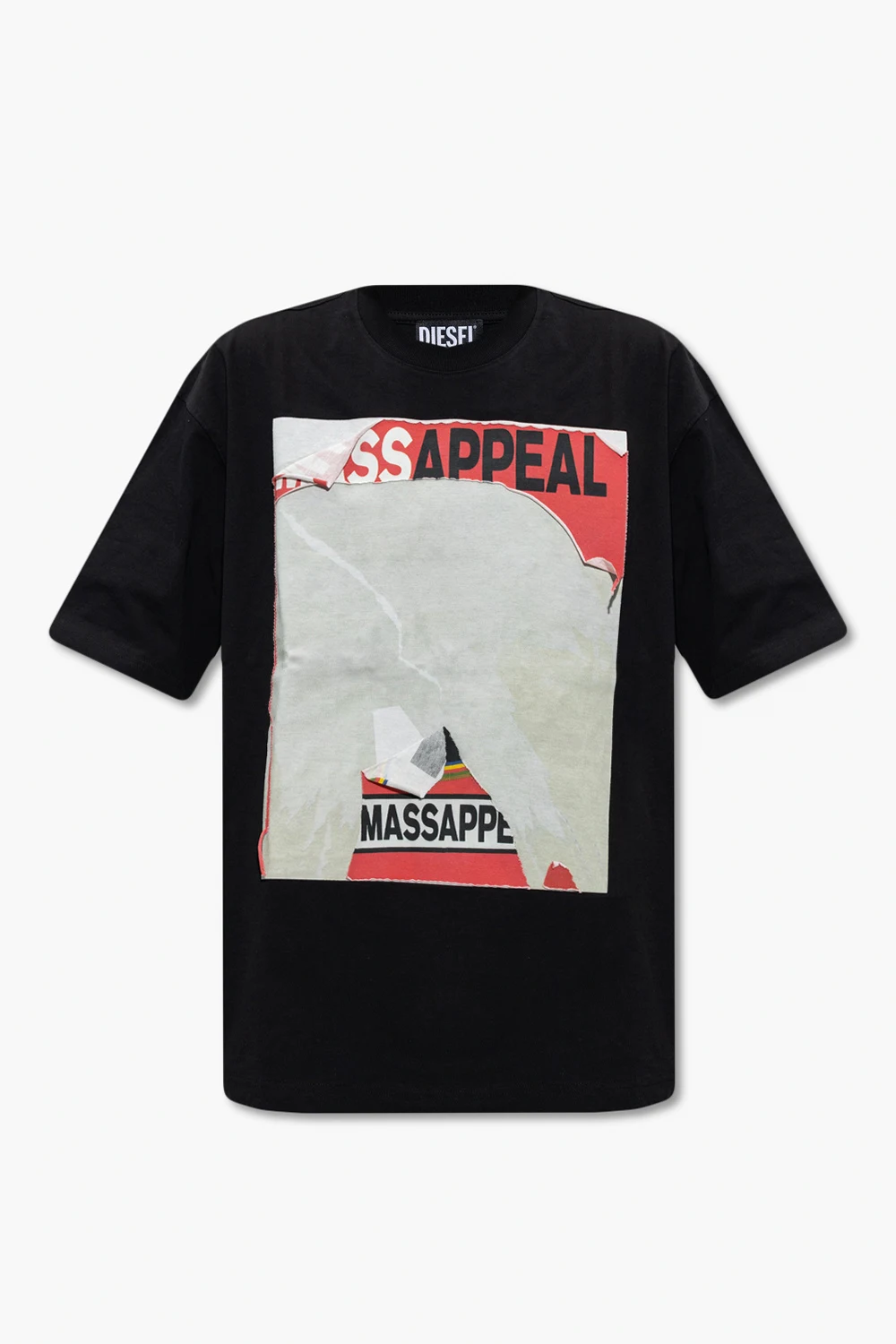 T-shirt z naszywką ‘T-WASH-F1’