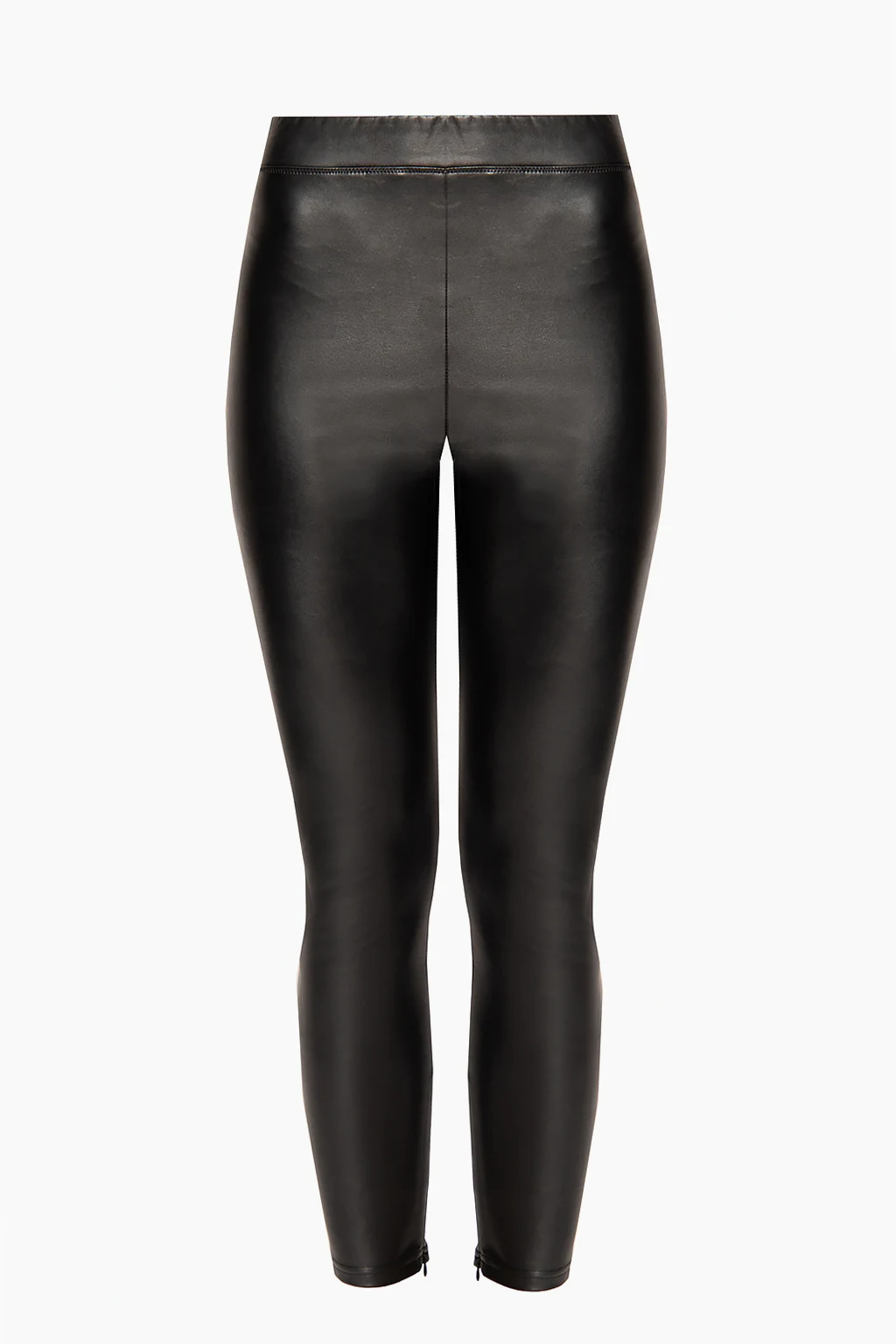 Vegan-leather leggings
