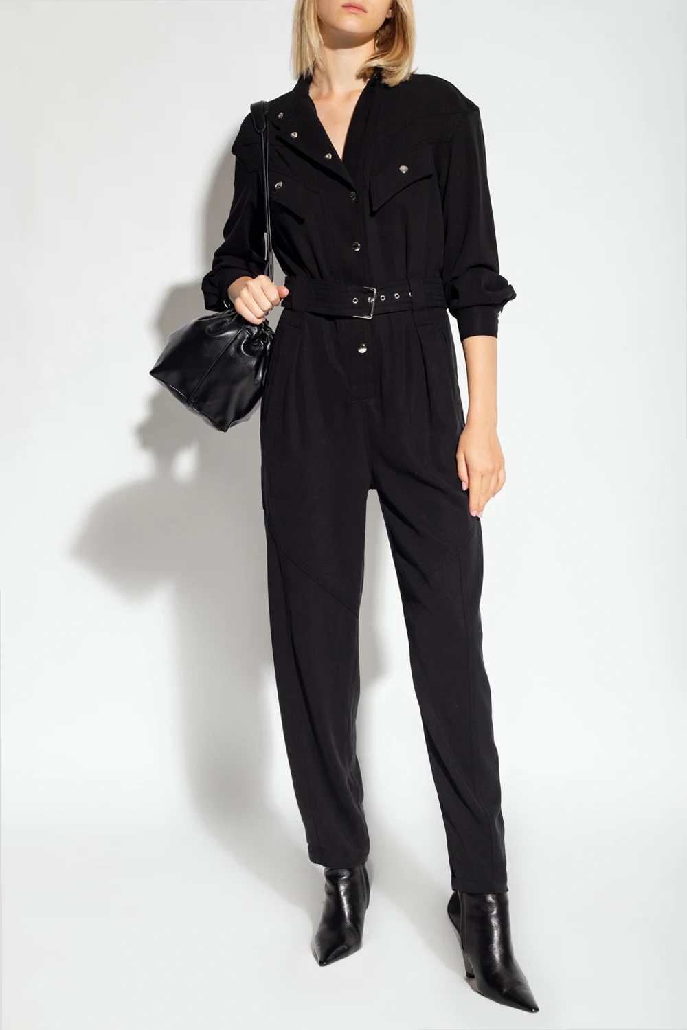 Belted jumpsuit