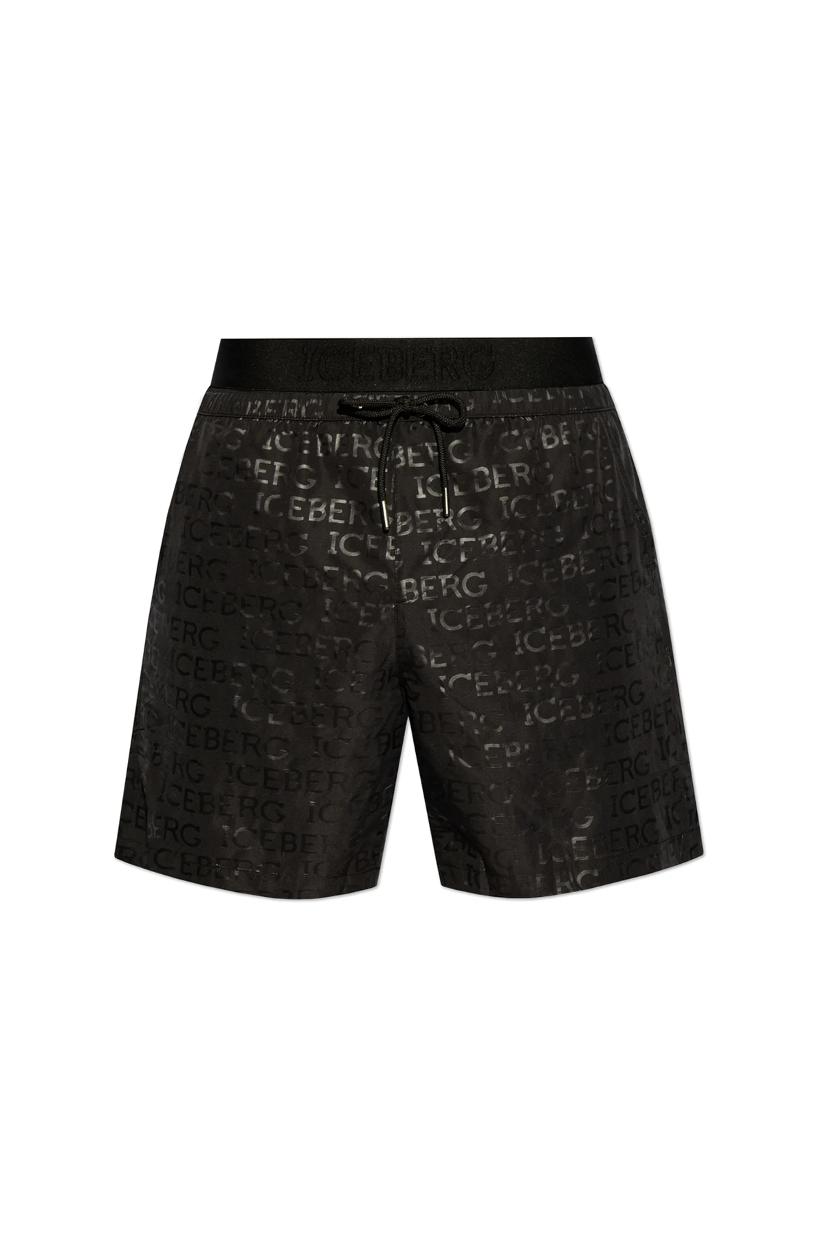 Swim shorts with monogram