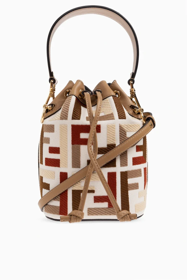 cream "Mon Tresor" bucket hand bag
