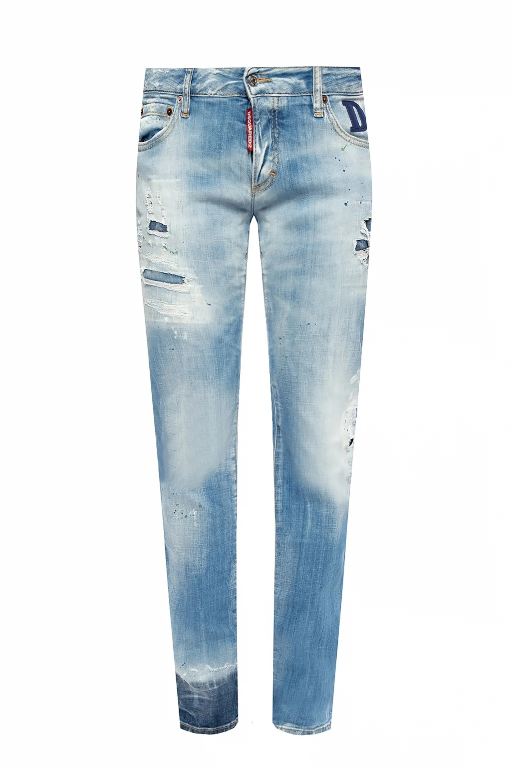'Anniversary Jean' raw edge jeans