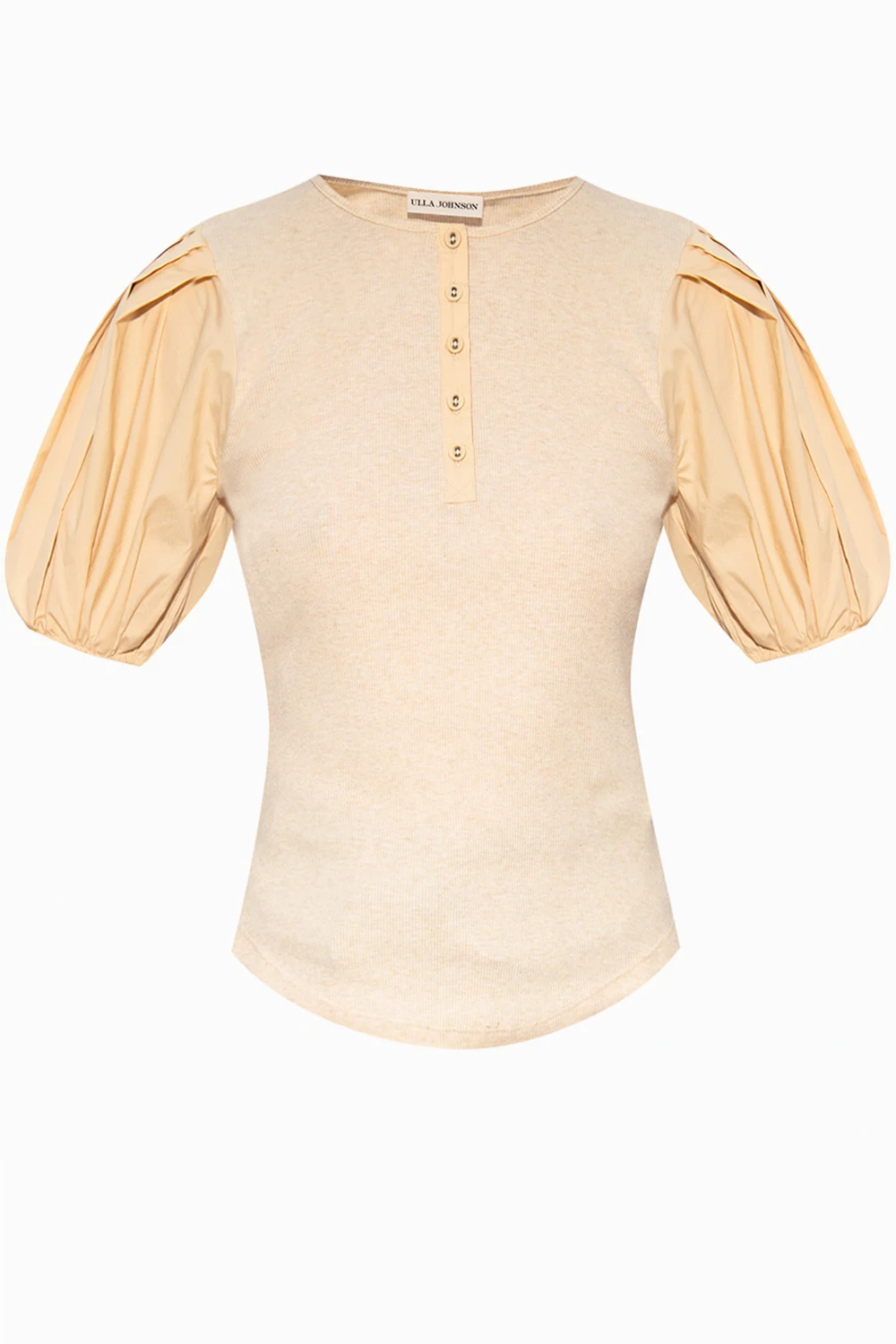 ‘Kara’ top with puff sleeves