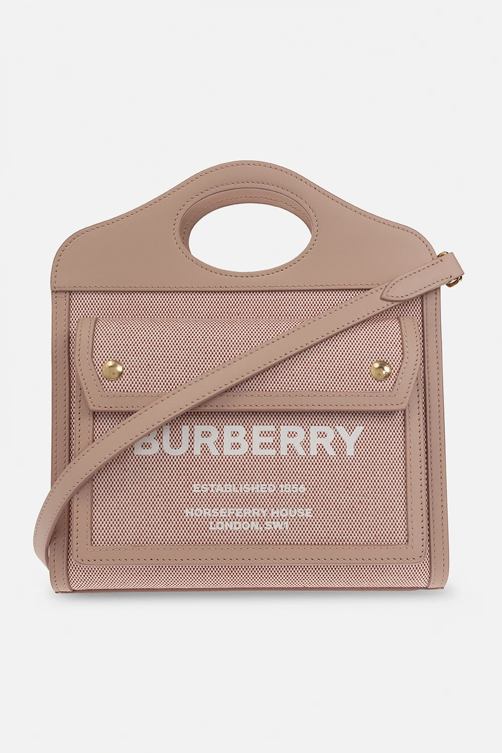 Shoulder bag with logo