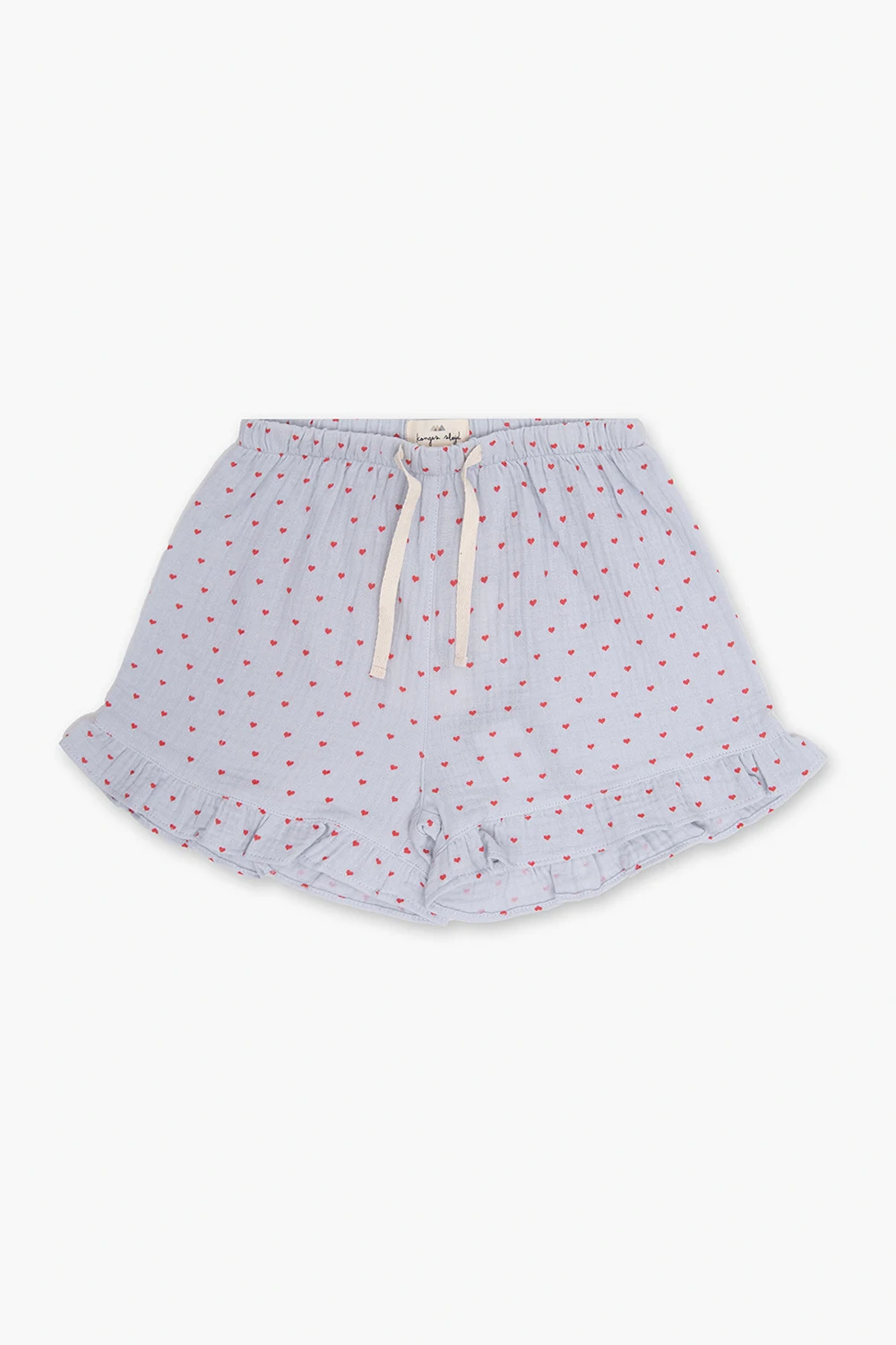 ‘Irma’ shorts with motif of hearts