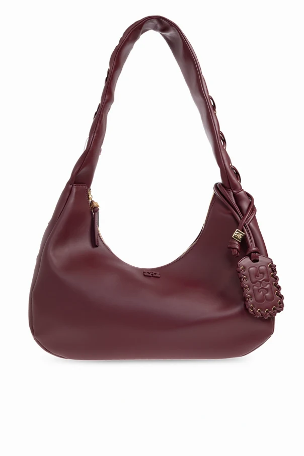 BURGUNDER Schultertasche im "hobo"-Stil Größe "medium"