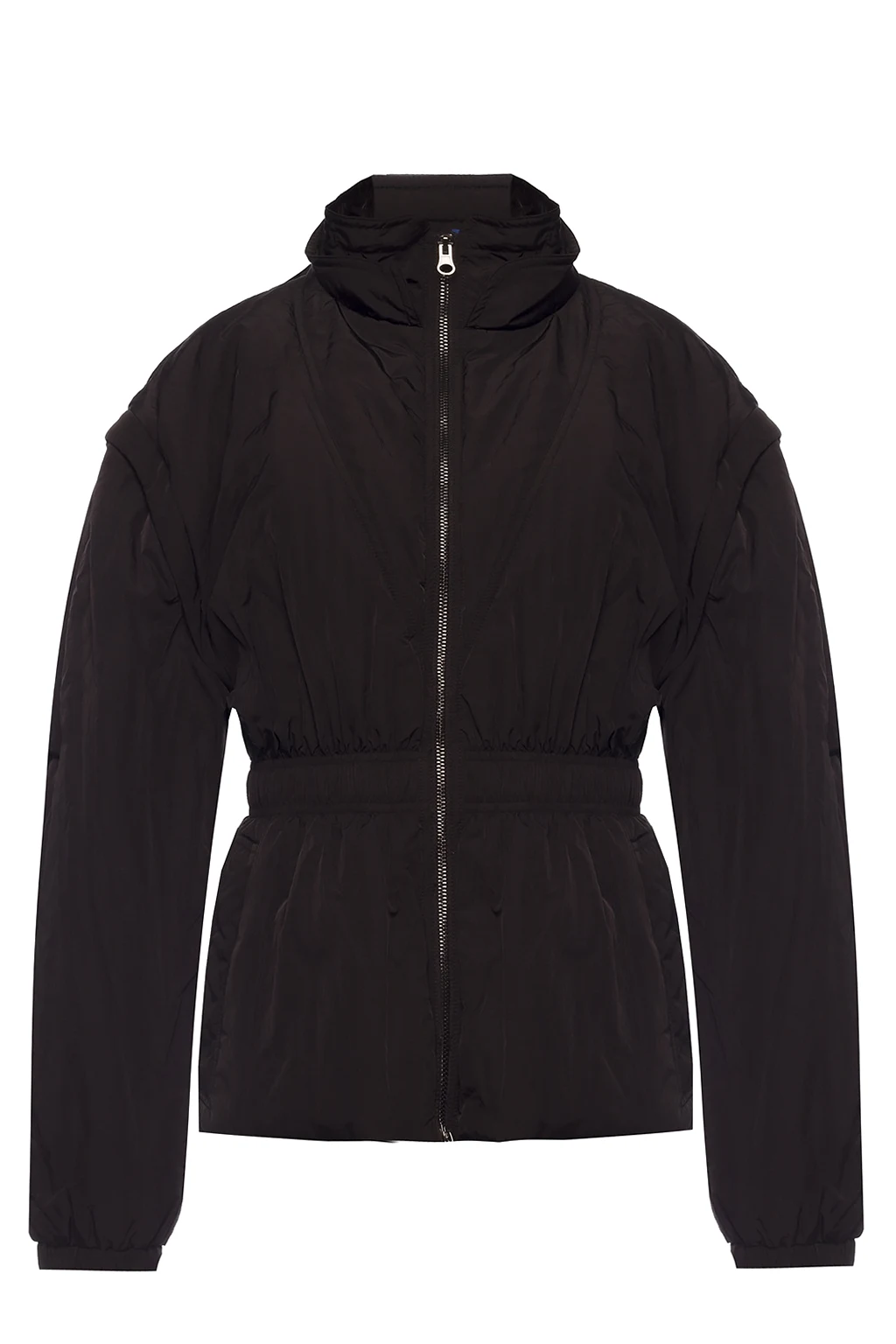 Jacket with detachable sleeves