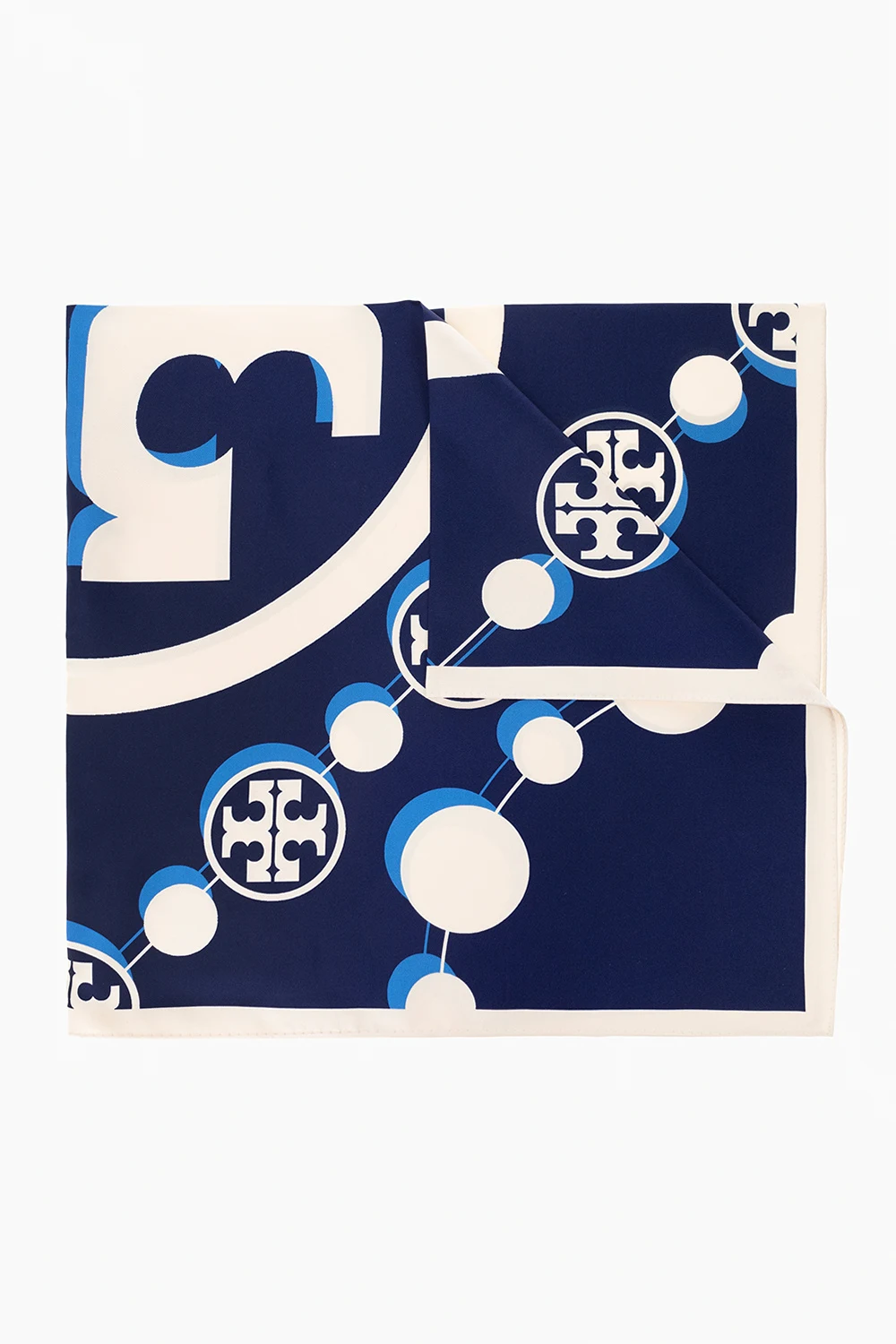 Reversible silk scarf