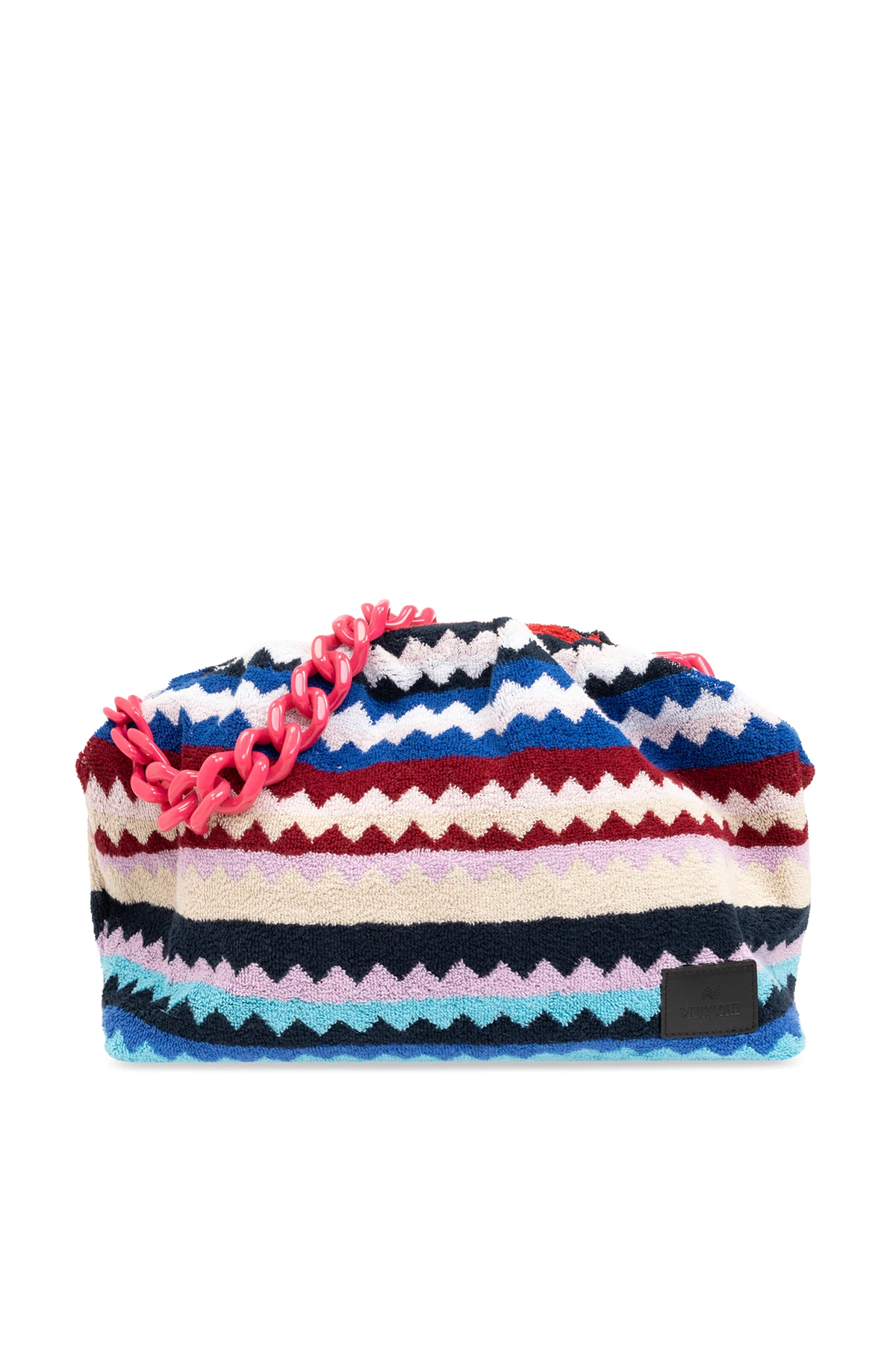 Torba do ręki z wzorem w zyg-zaki