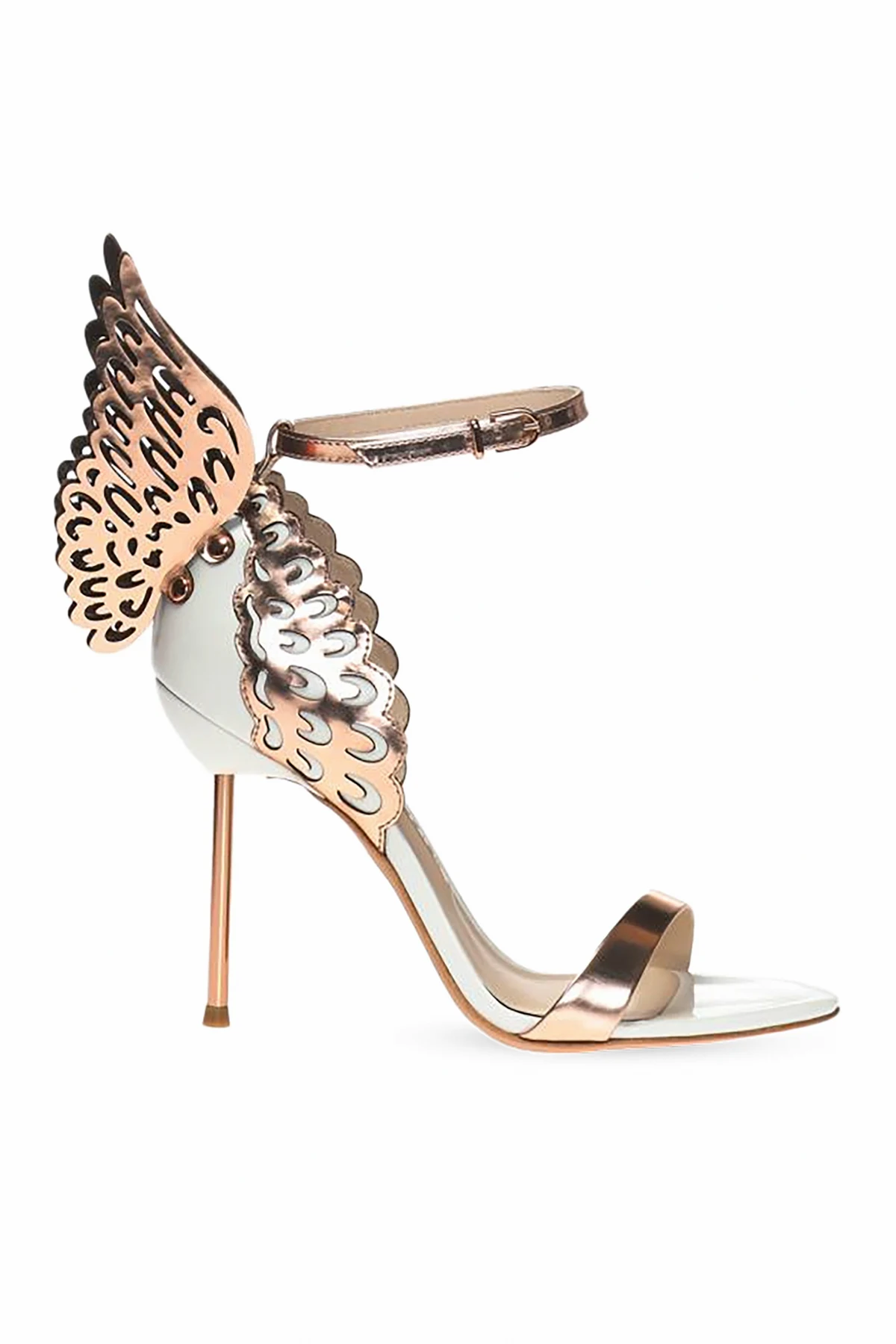 GOLD 'Evangeline' stiletto sandals