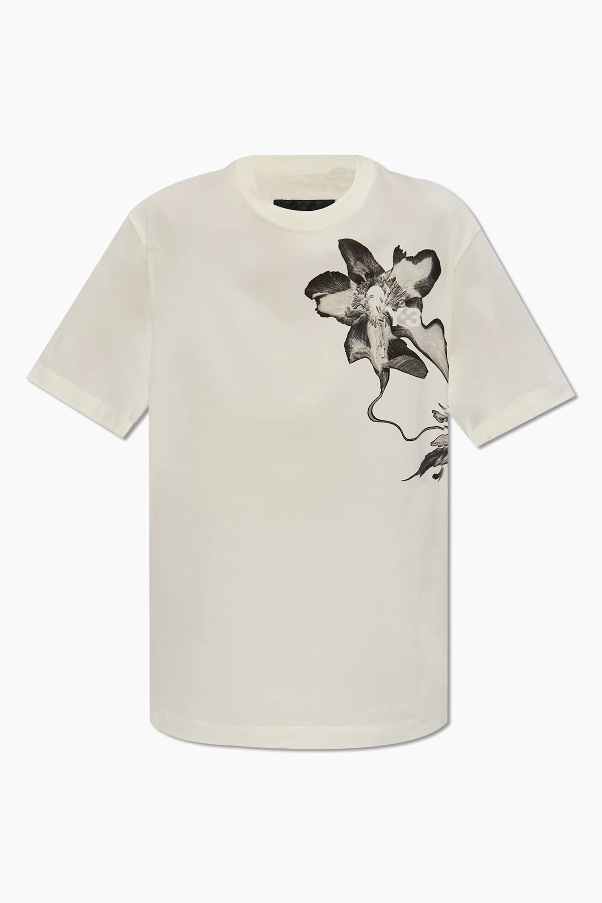 T-shirt with floral motif