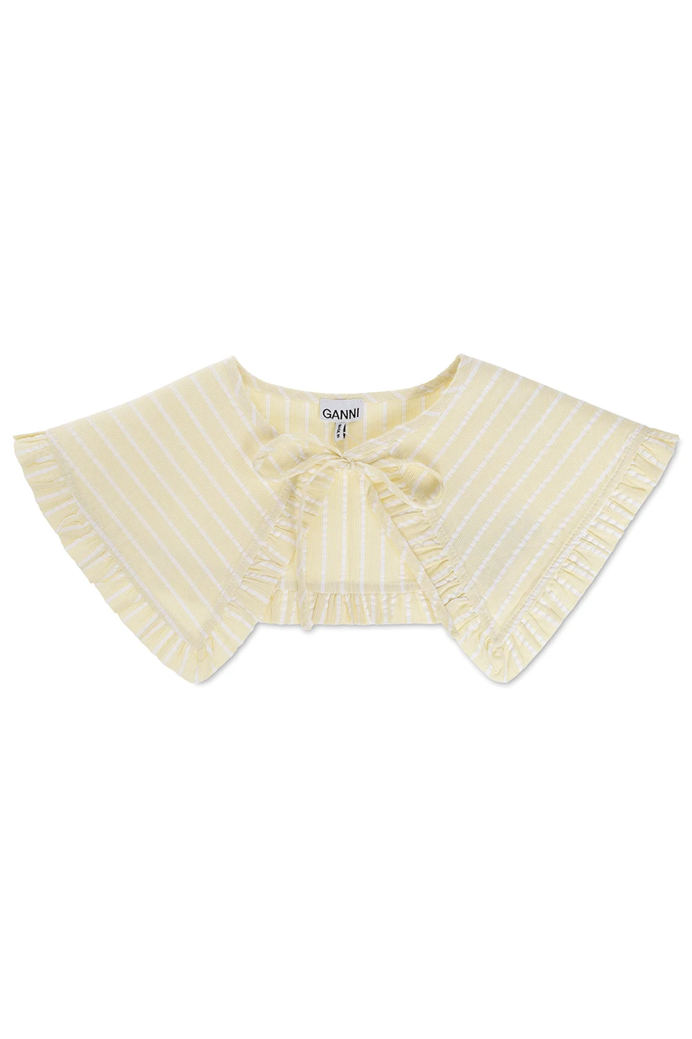 Collar with tie detail