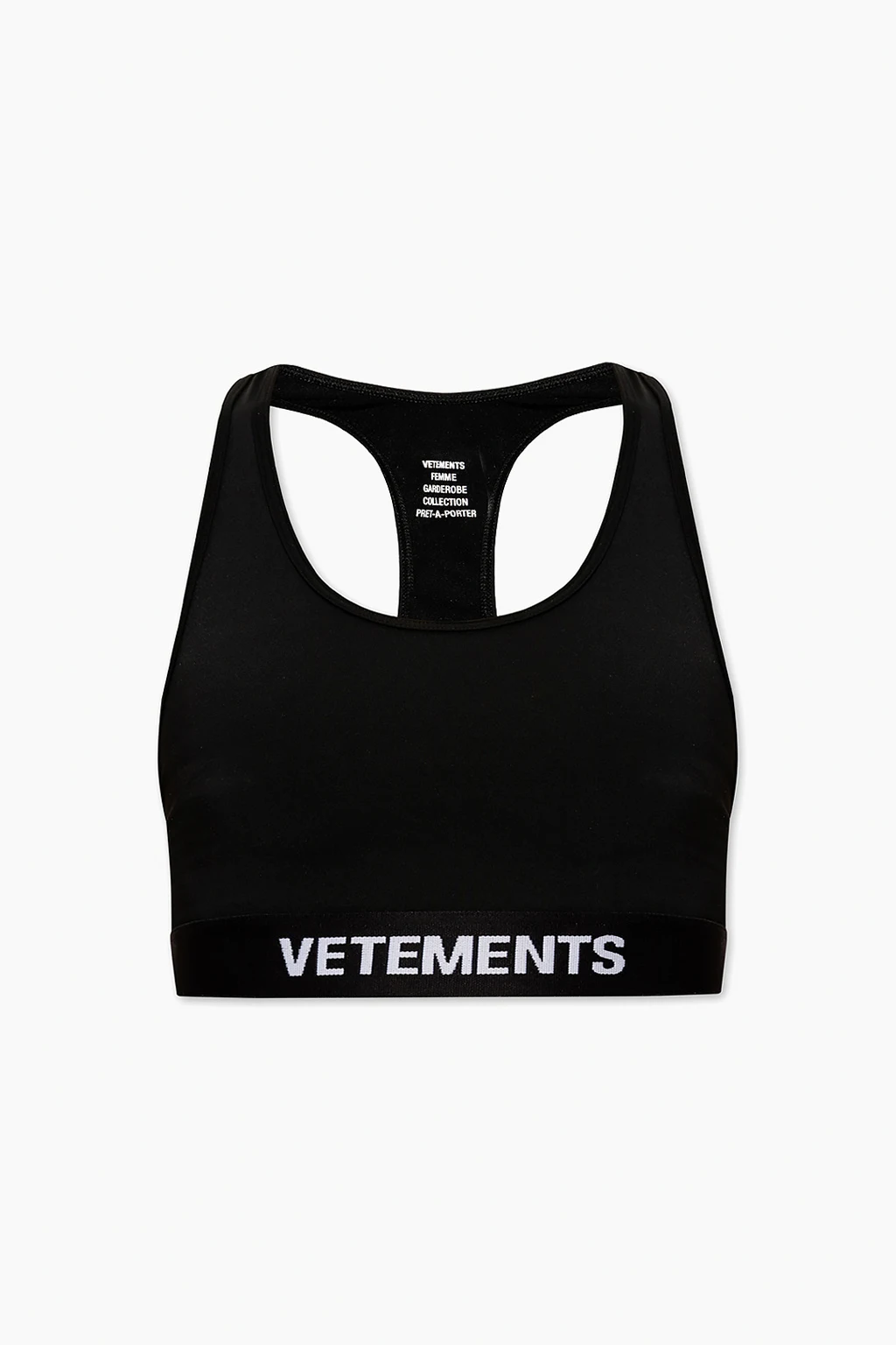 Crop top with logo
