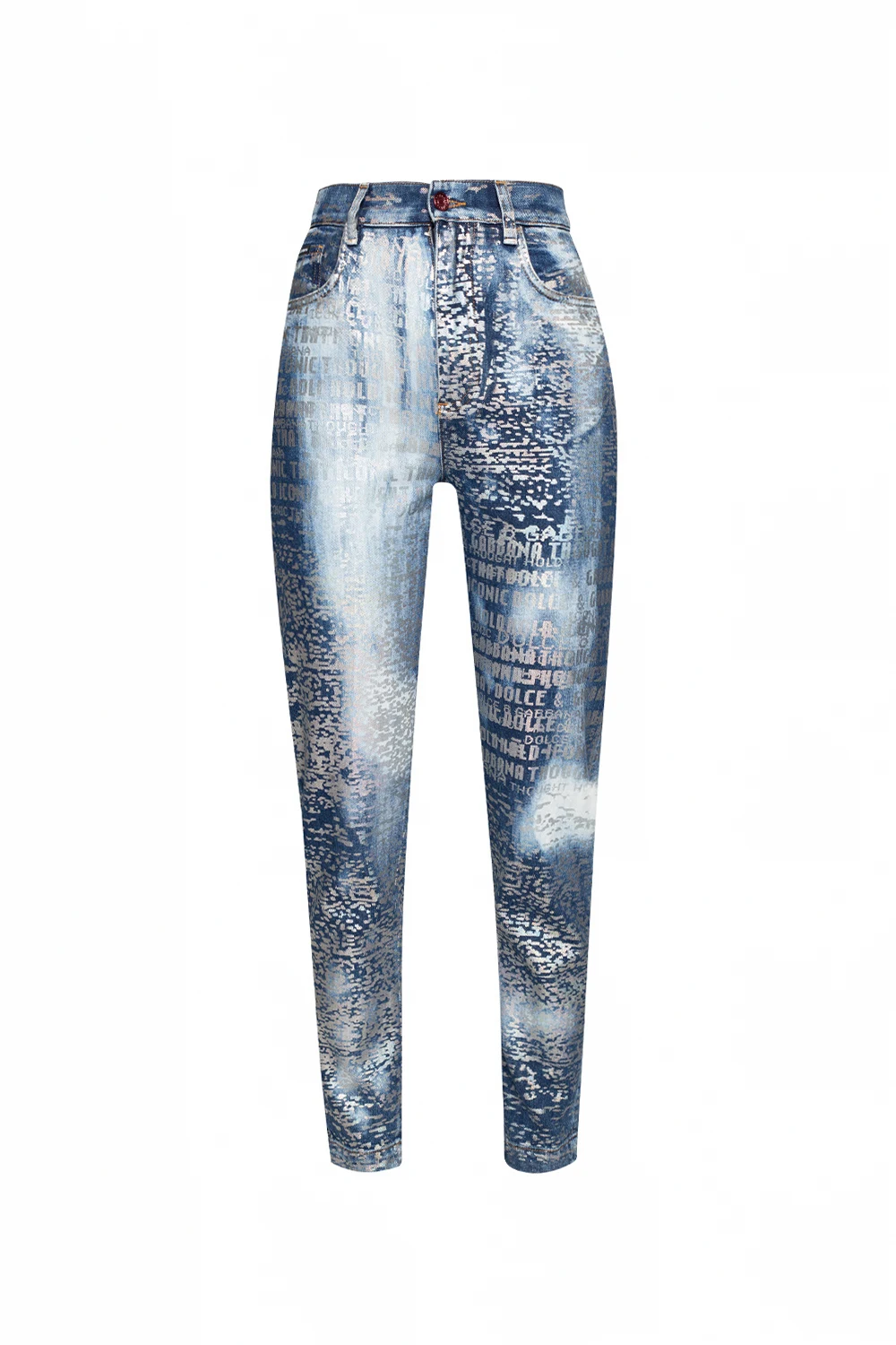 Patterned jeans