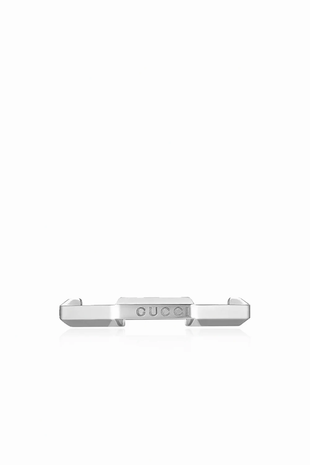 SILVER White gold ring