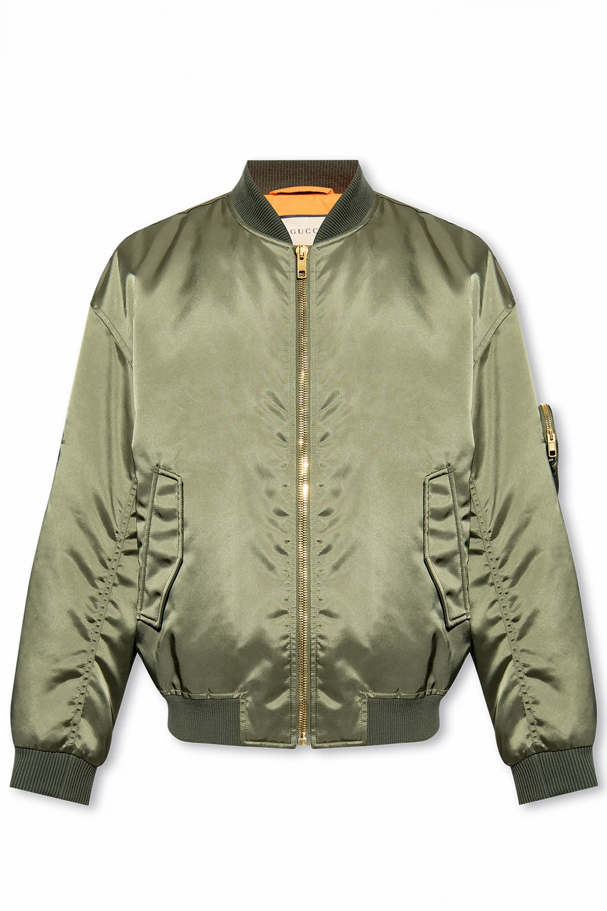 Satin bomber jacket
