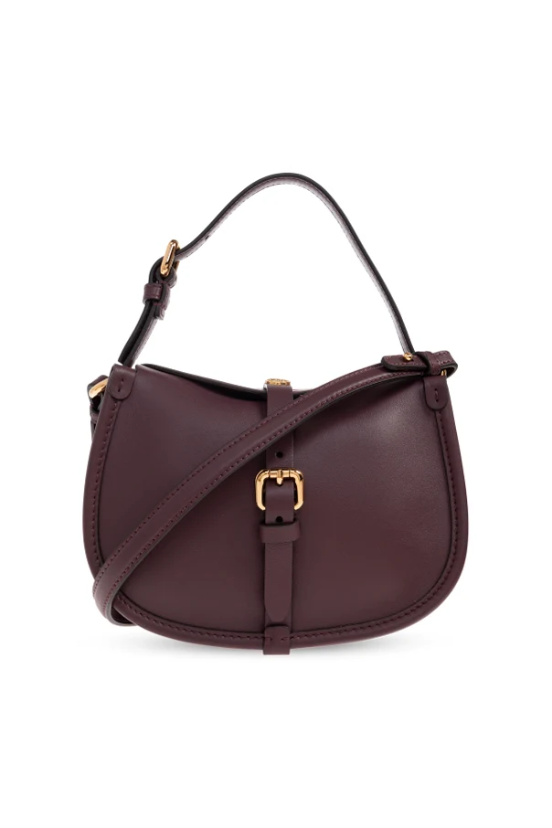 BURGUNDER Ledertasche zum Umhängen