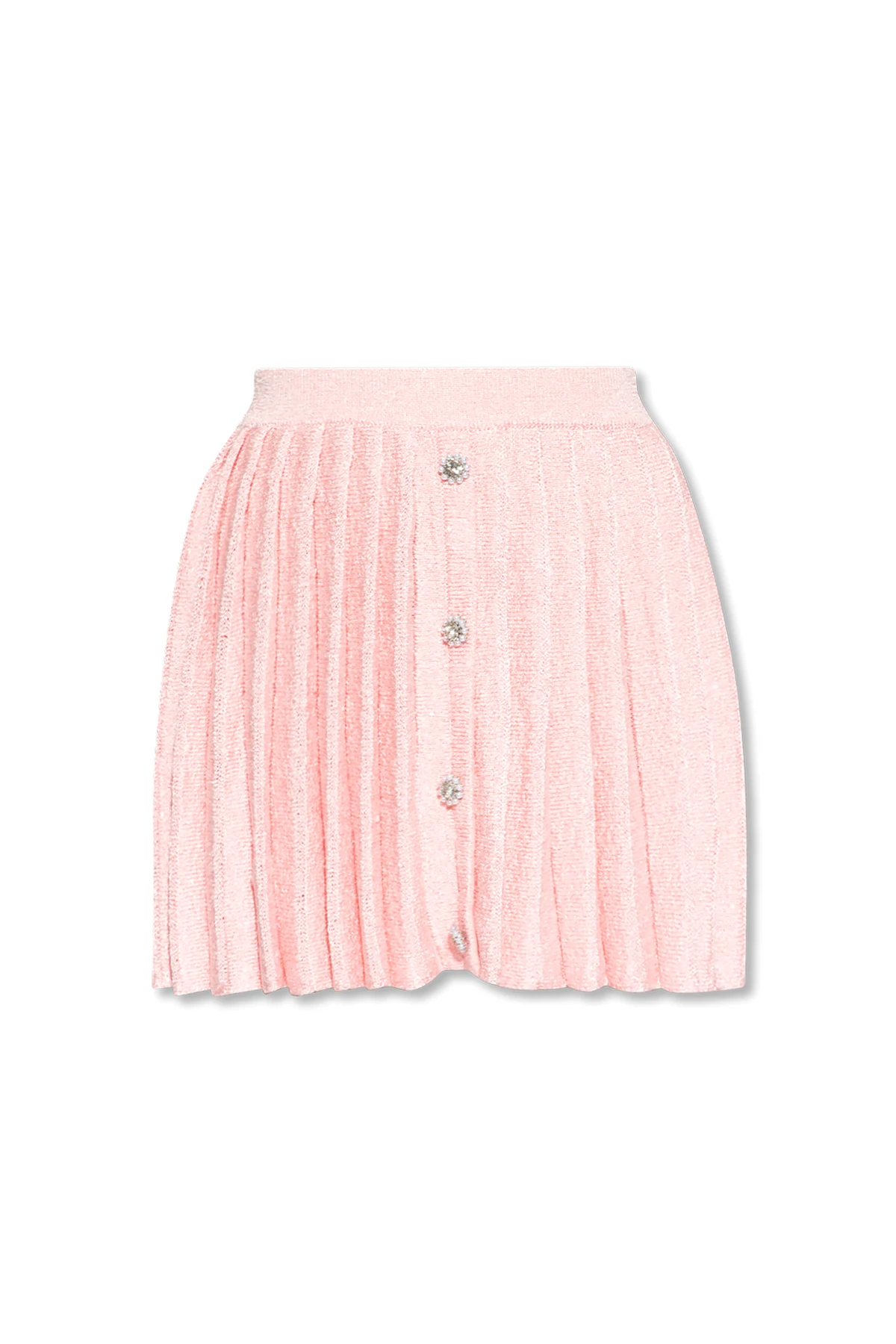 Pleated skirt with sequins