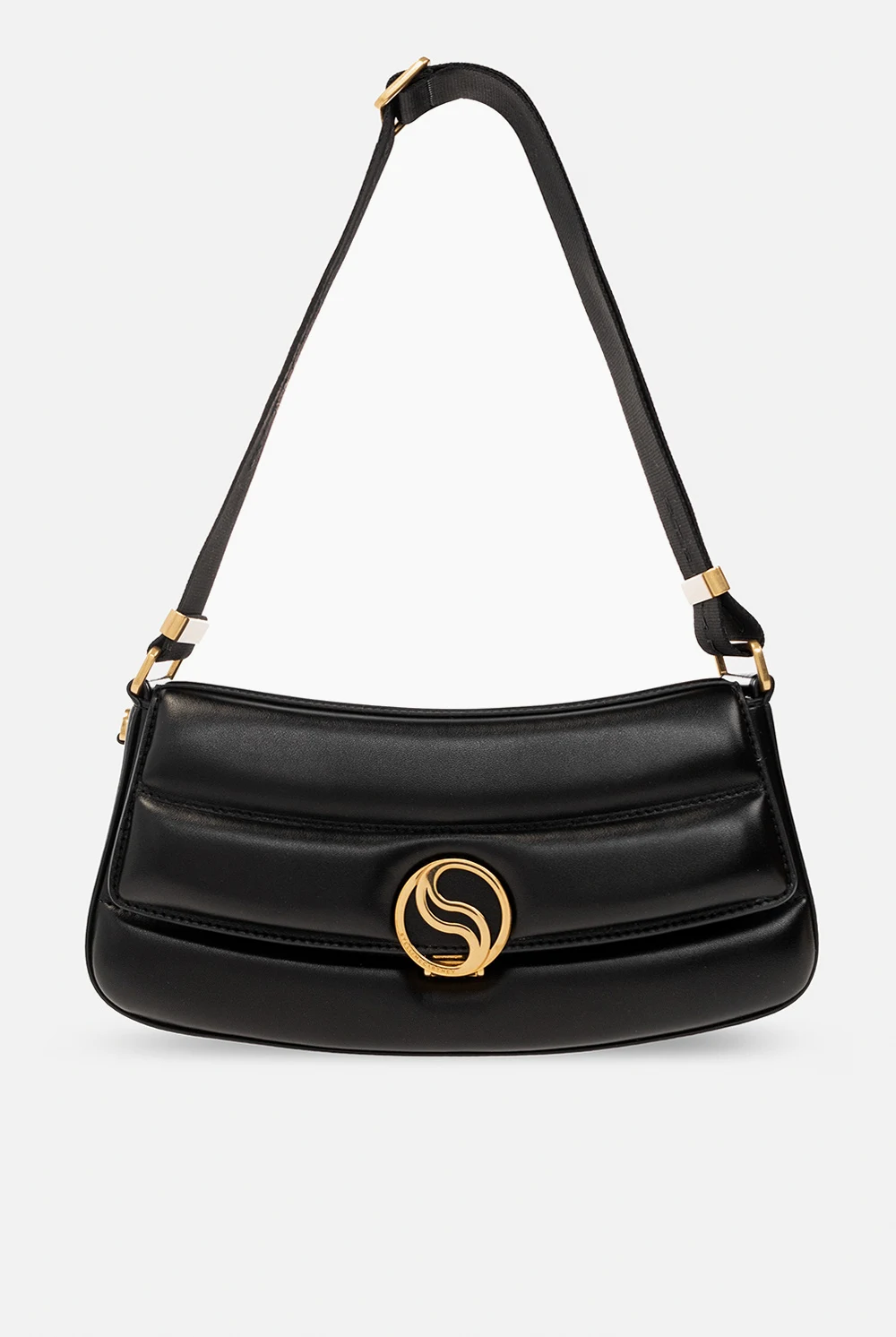 ‘S-Wave’ quilted shoulder bag