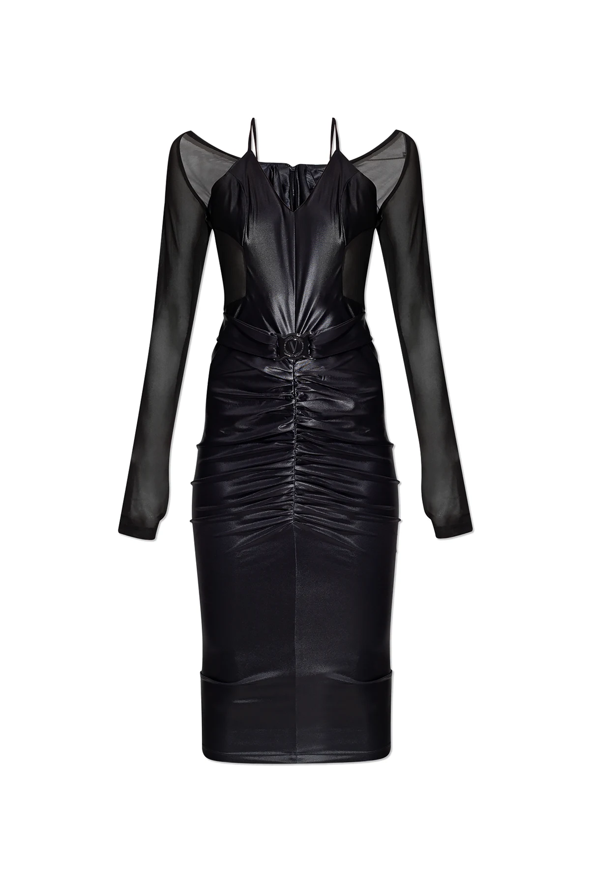 Dress with long sleeves
