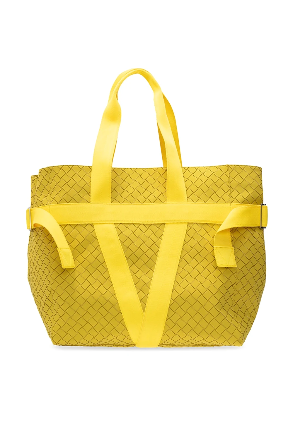 Rubber-finished tote bag