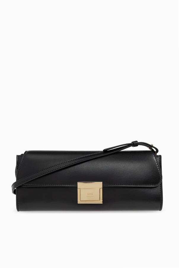 BLACK Leather shoulder bag