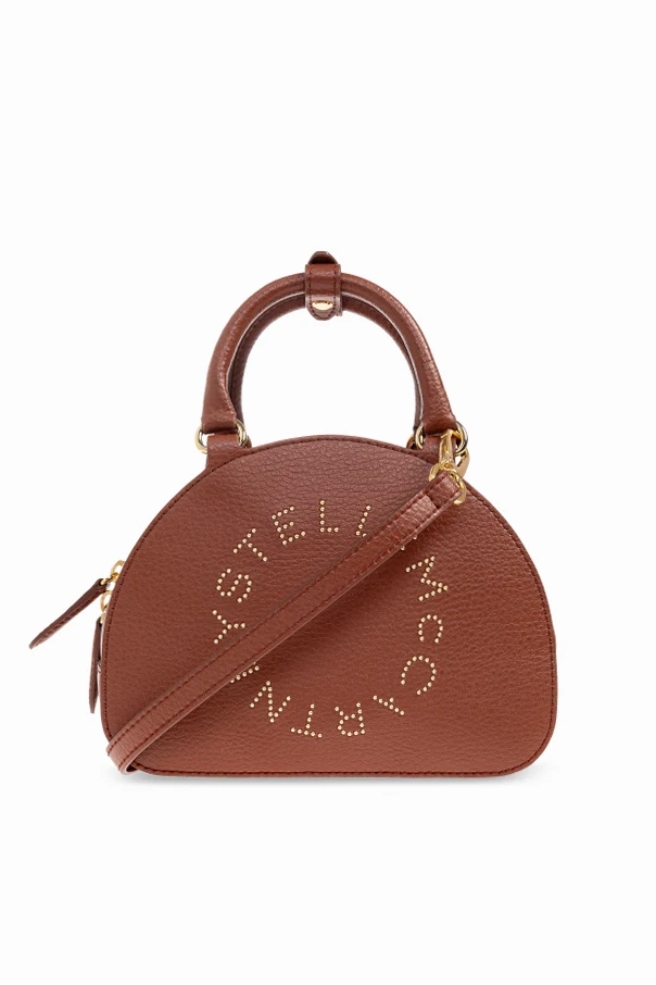 BROWN Handbag made of eco leather