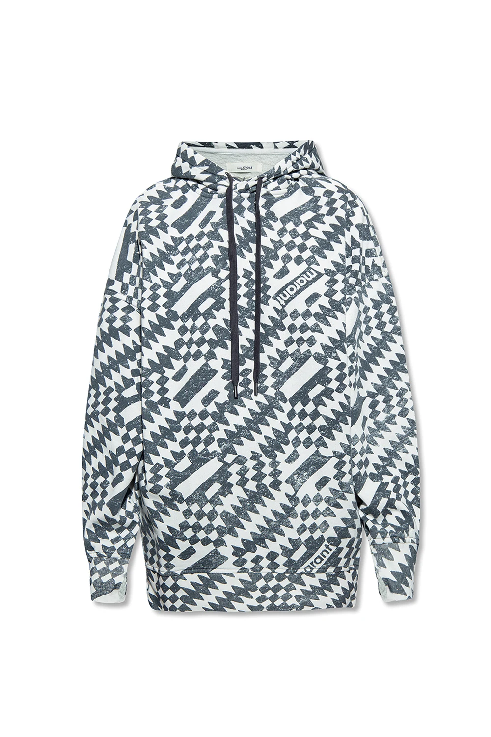 Patterned hoodie