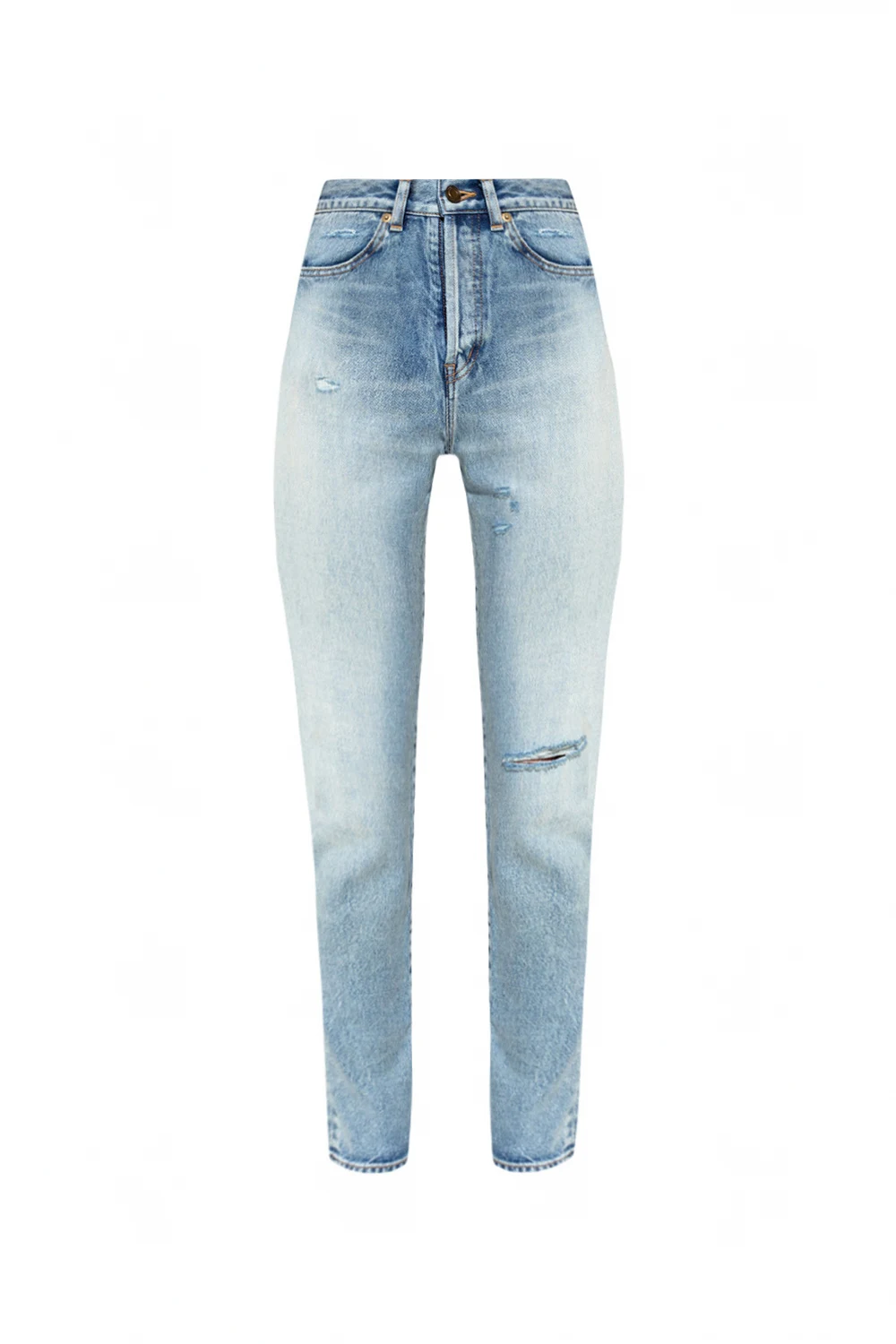 Distressed jeans