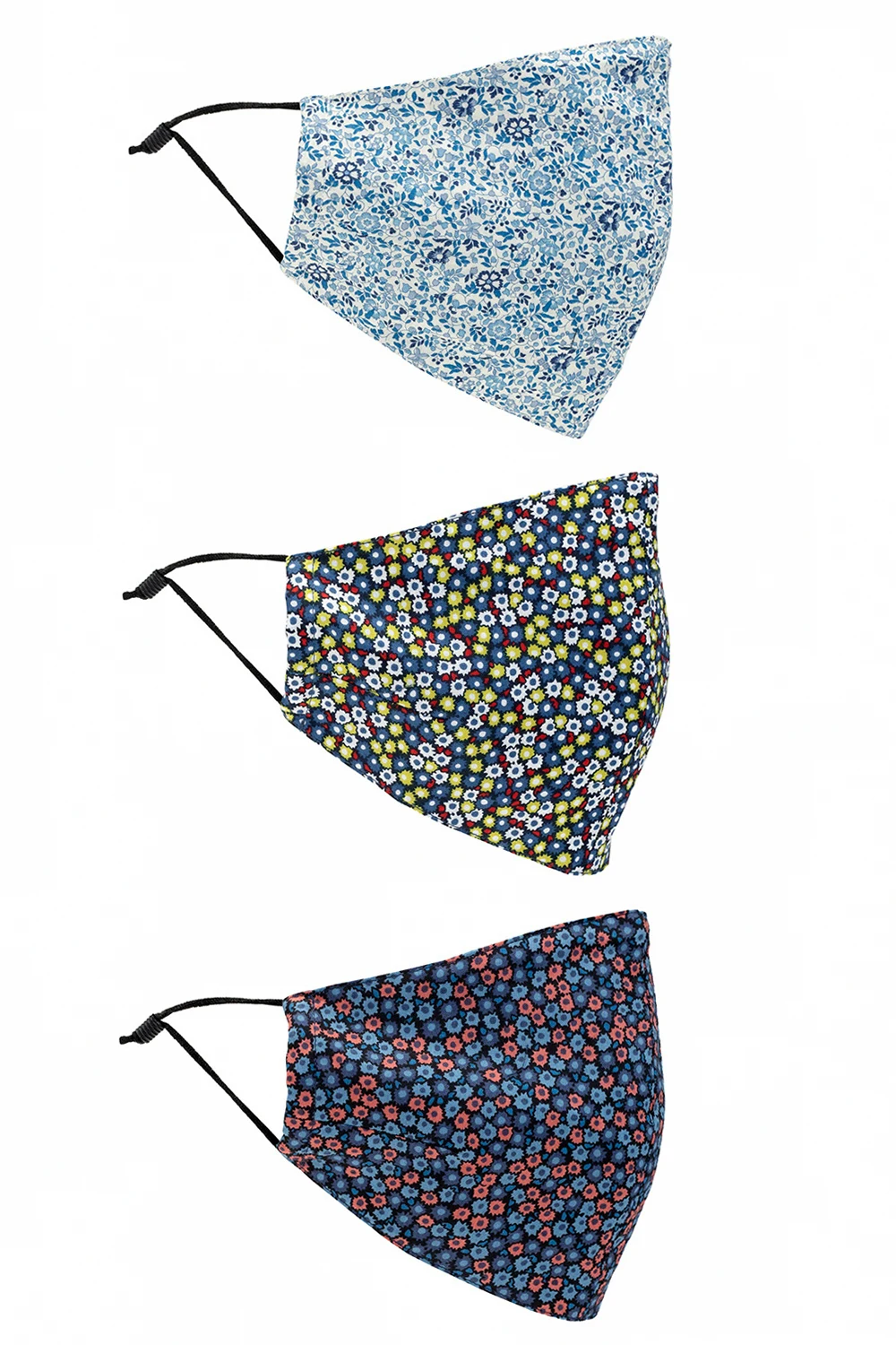 Trójpak masek z logo