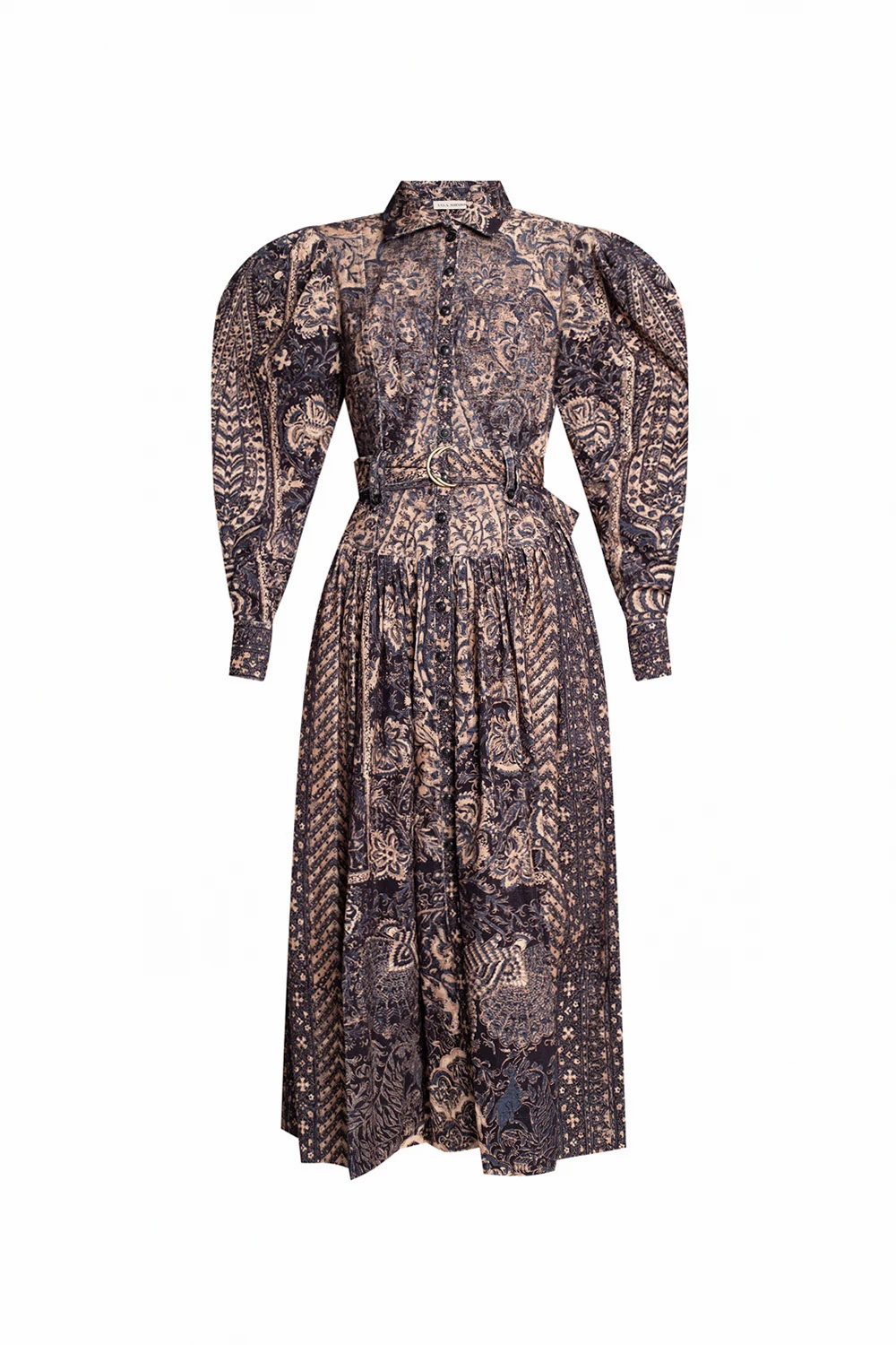 Corduroy dress with belt