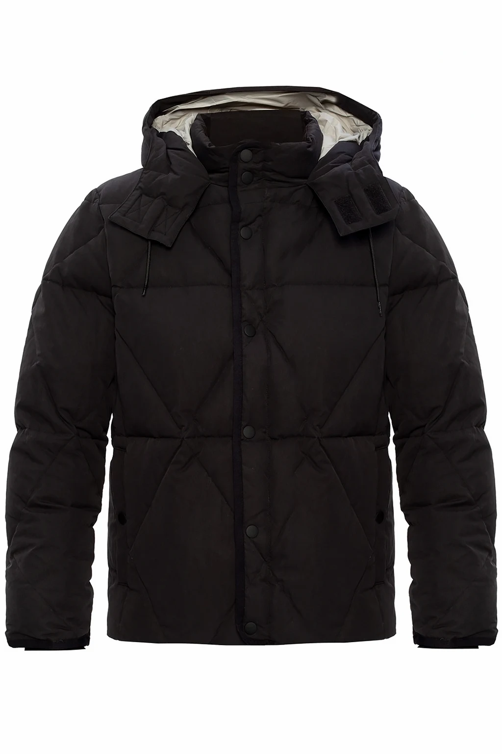 Quilted down jacket