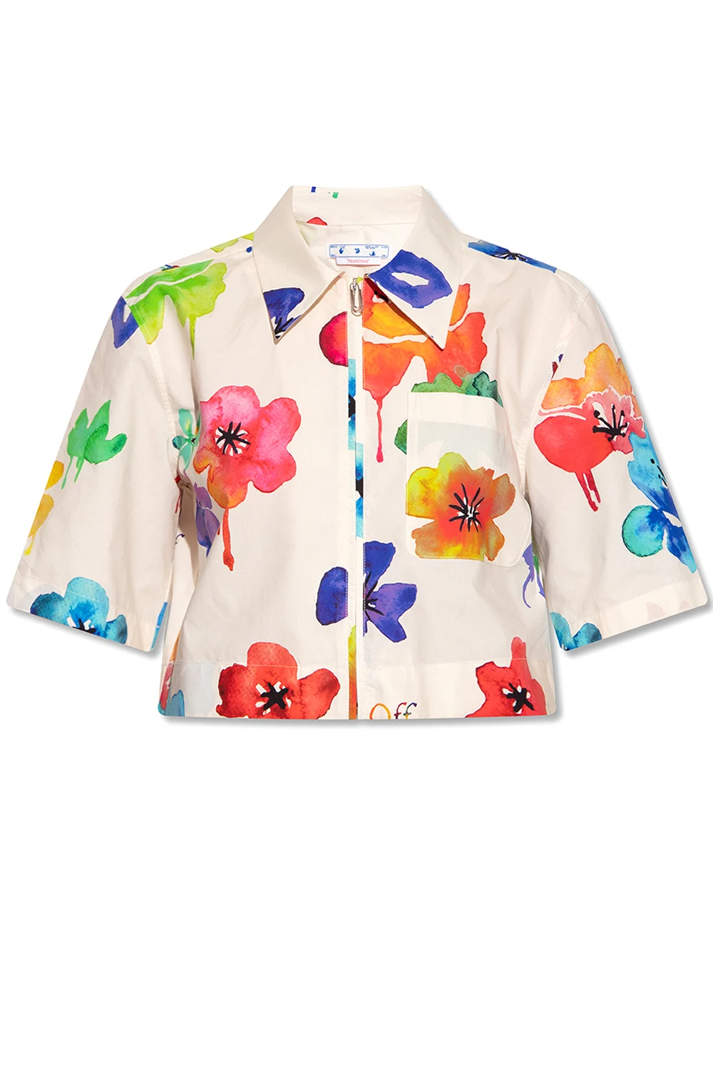 Shirt with short sleeves