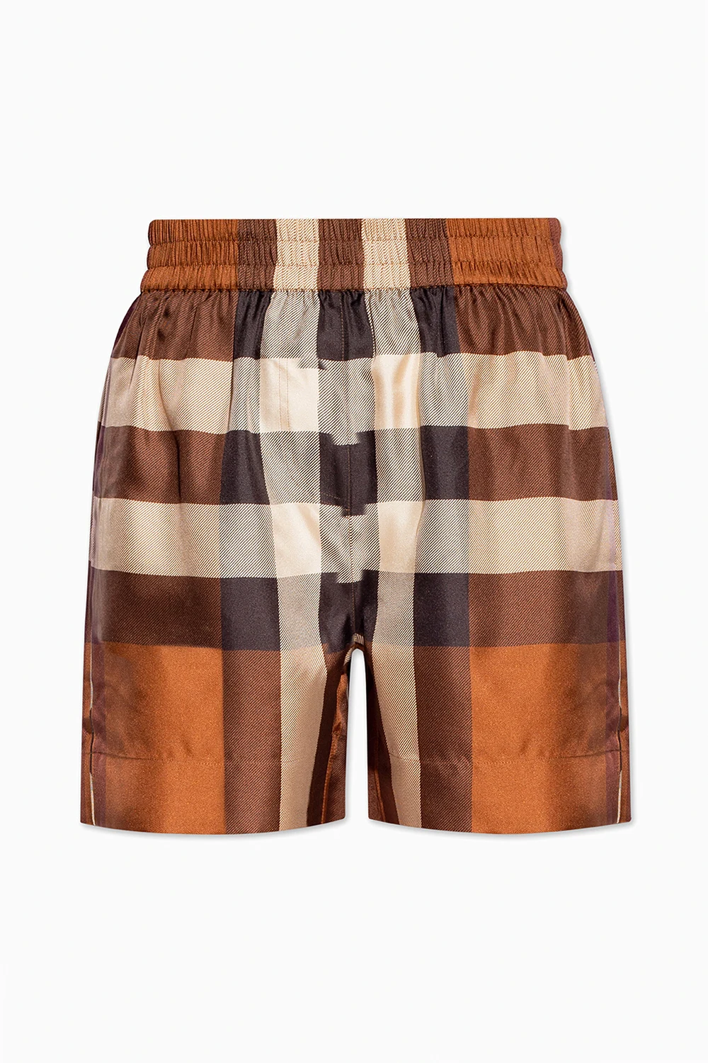 ‘Tawney’ checked shorts