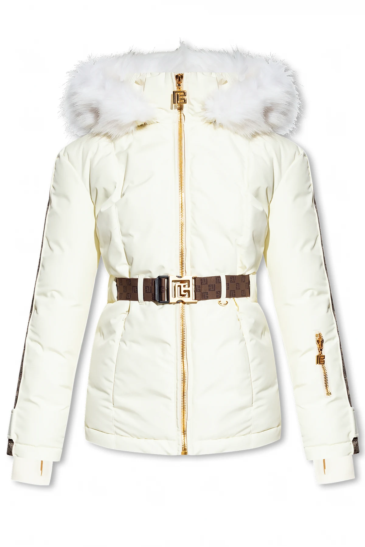 Hooded ski jacket
