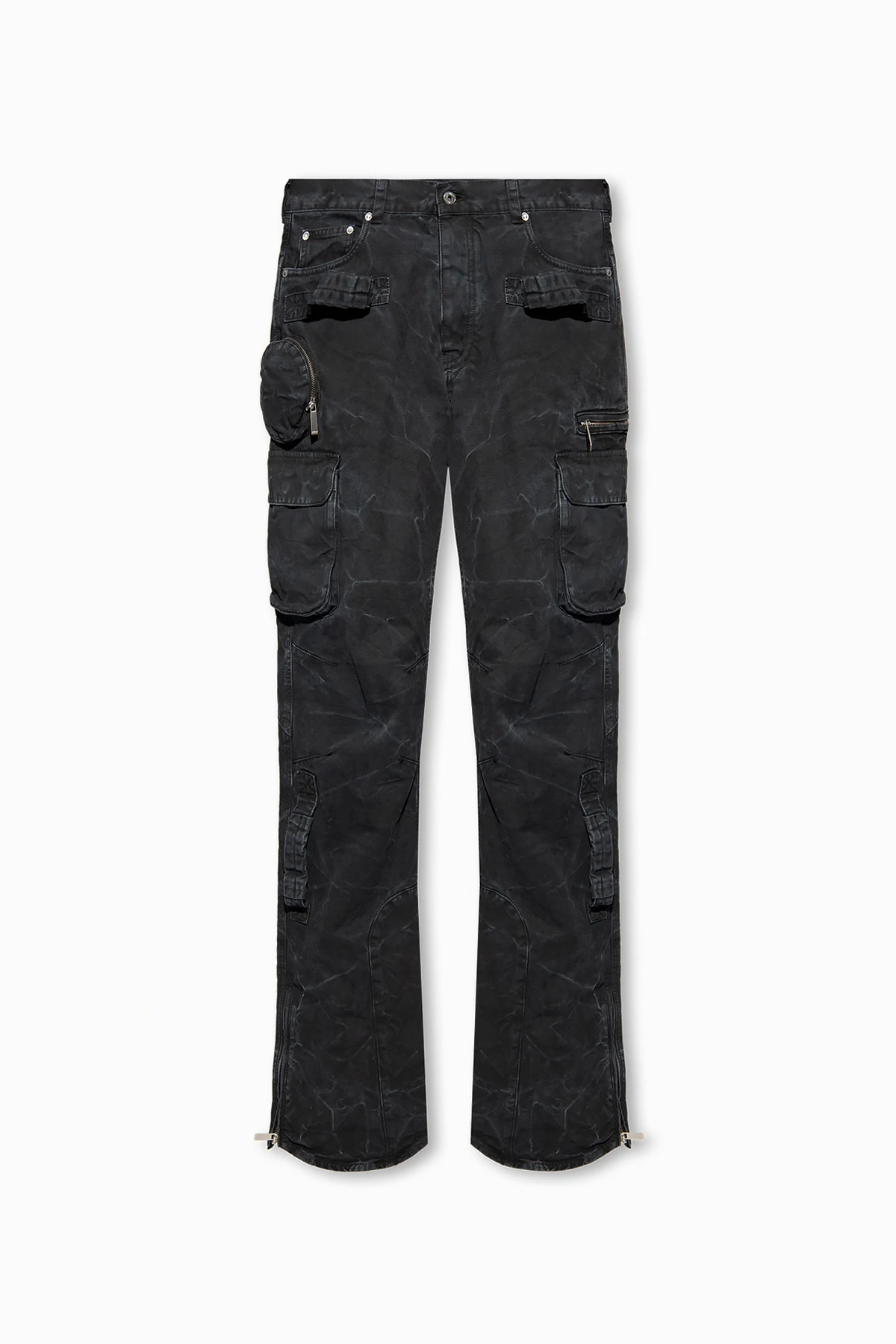 Trousers with vintage effect