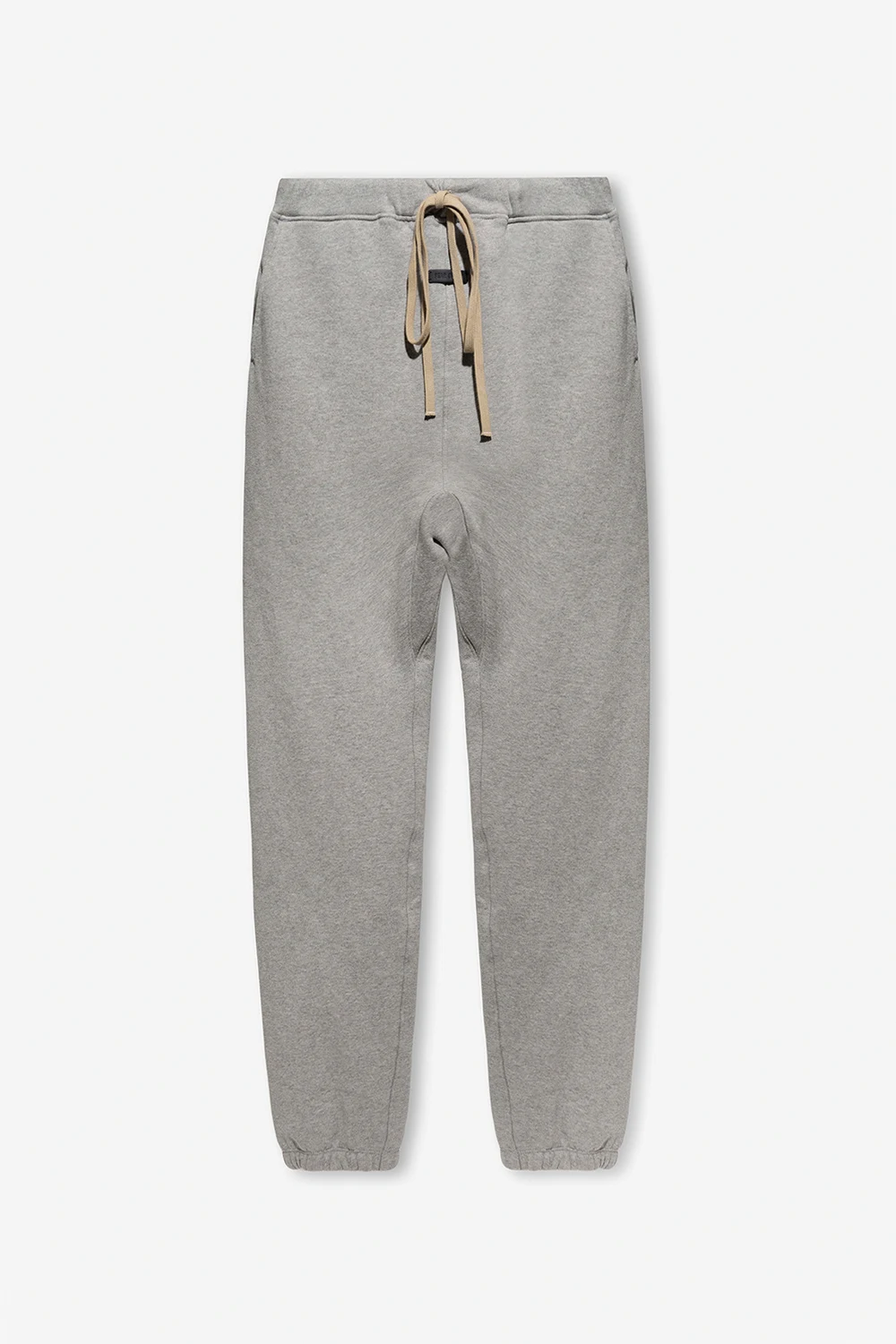 Sweatpants with logo patch
