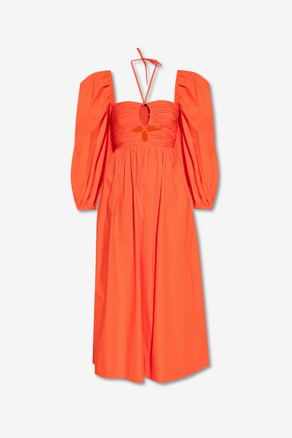 ‘Alessa’ dress with puff sleeves