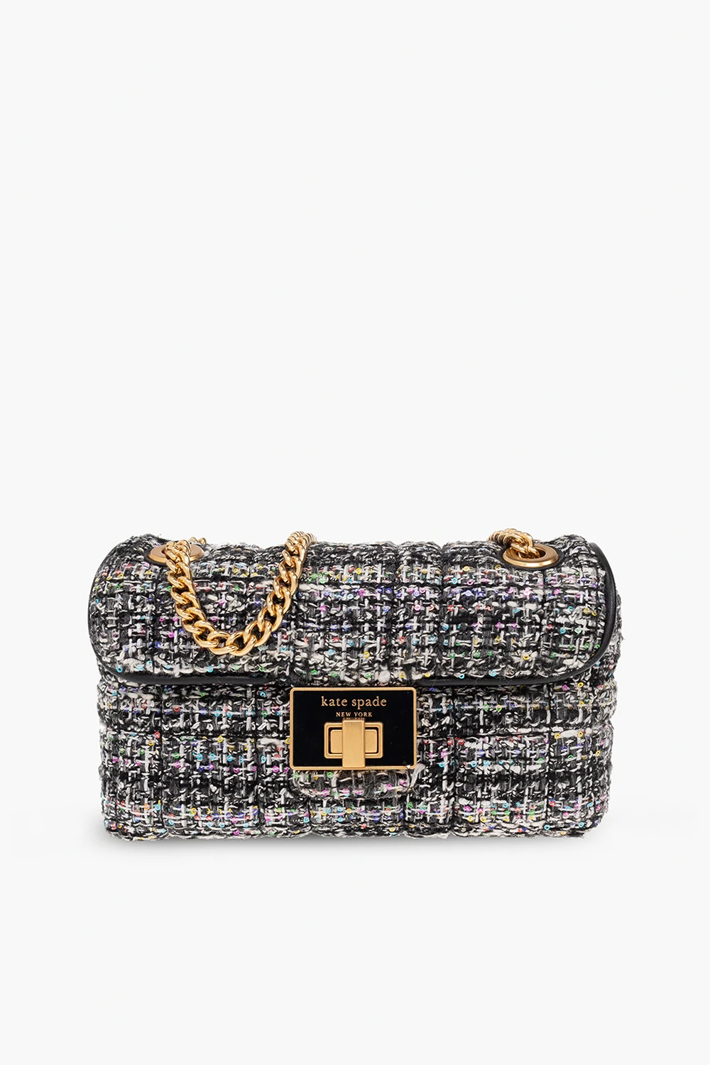 ‘Evelyn Small’ tweed shoulder bag