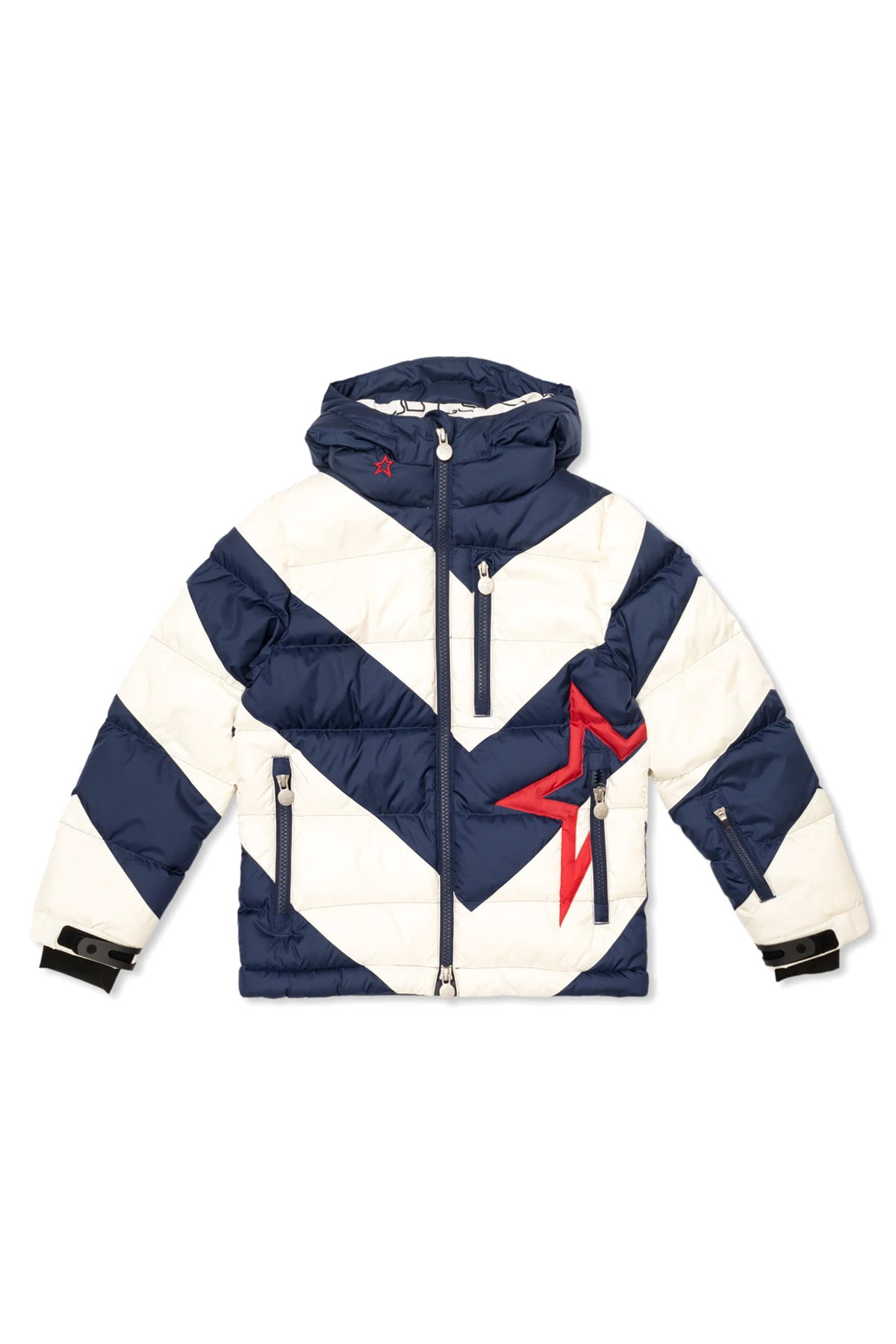 down jacket with logo