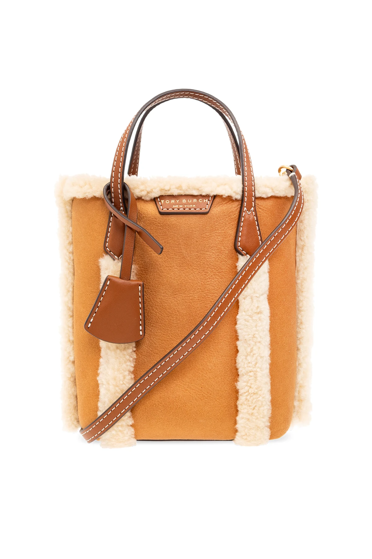 ‘Perry Shearling Mini’ shoulder bag