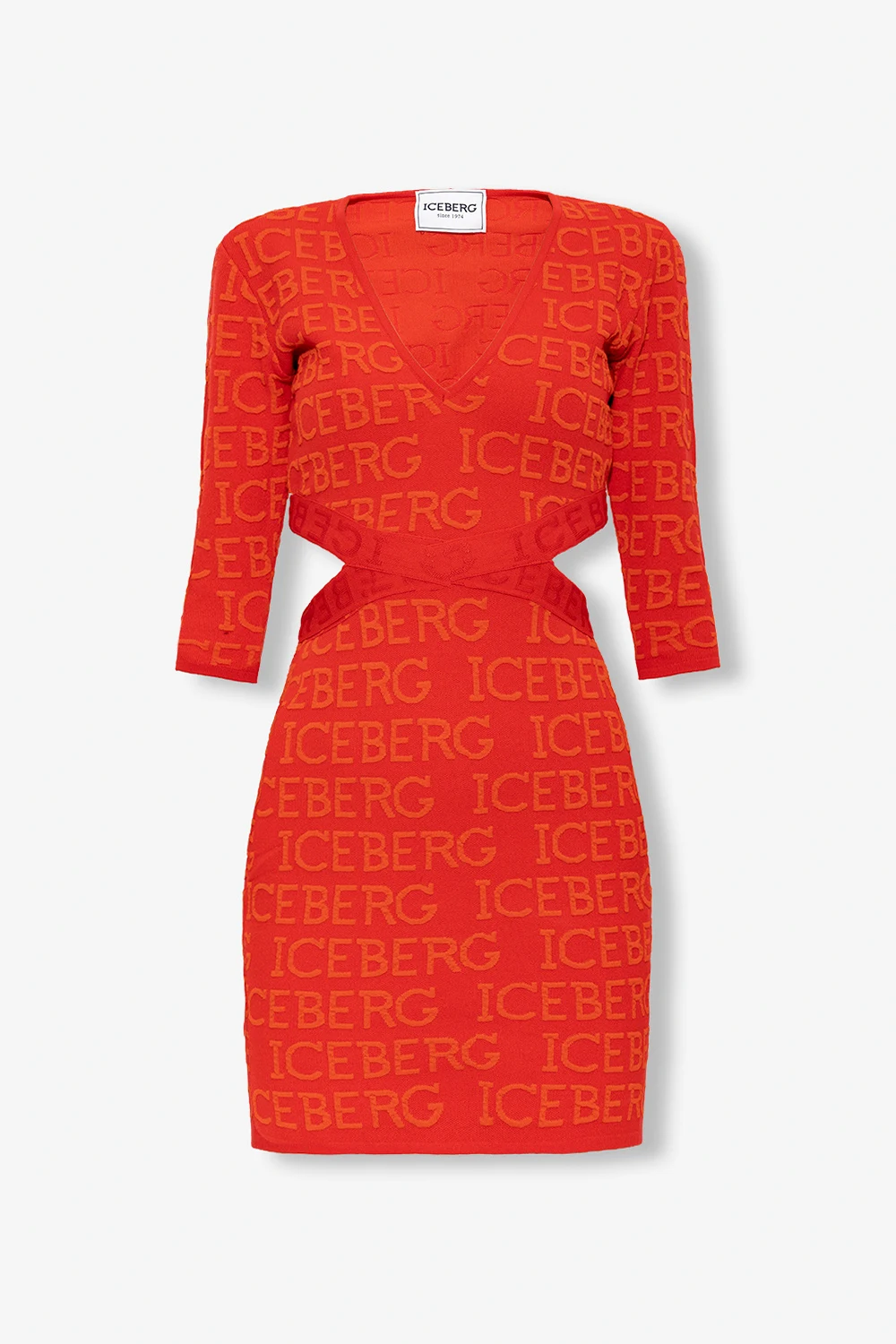Dress with logo